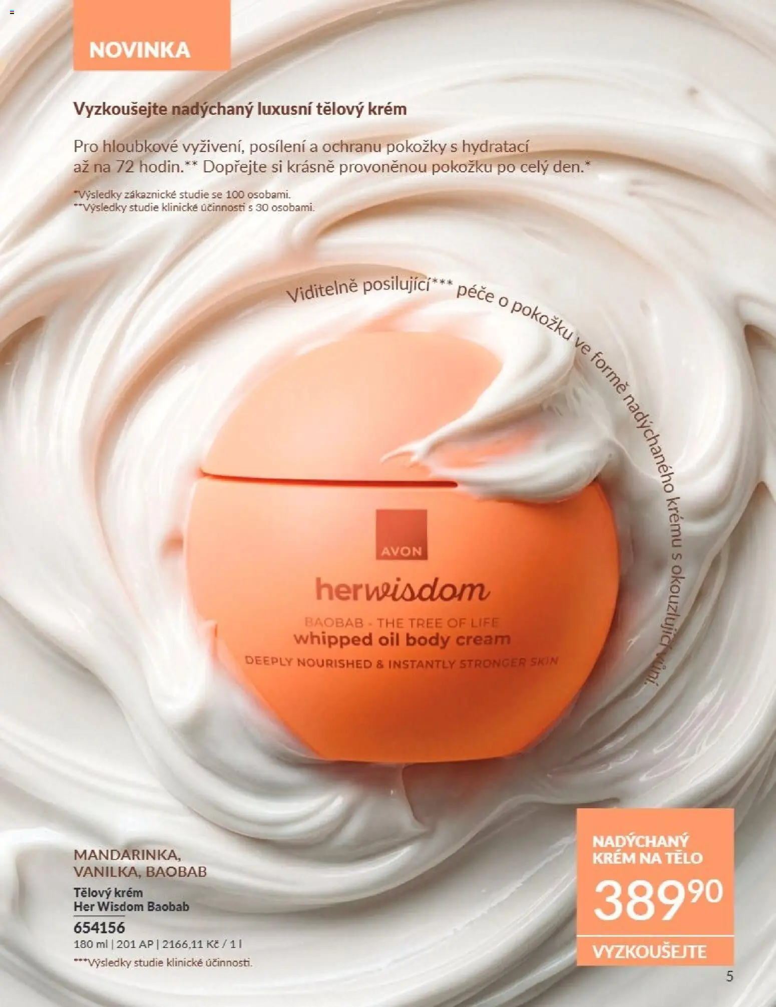 Avon Katalog 09/2026 od 01.09.2026 | Strana: 5 | Produkty: Tělový krém, Krém, Body
