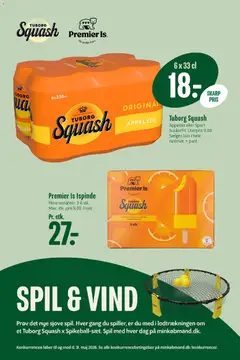Min Købmand - Tilbudsavis uge 21 gyldig fra 15.05.2026 | Side: 13 | Produkter: Squash, Is, Spil, Tuborg Squash
