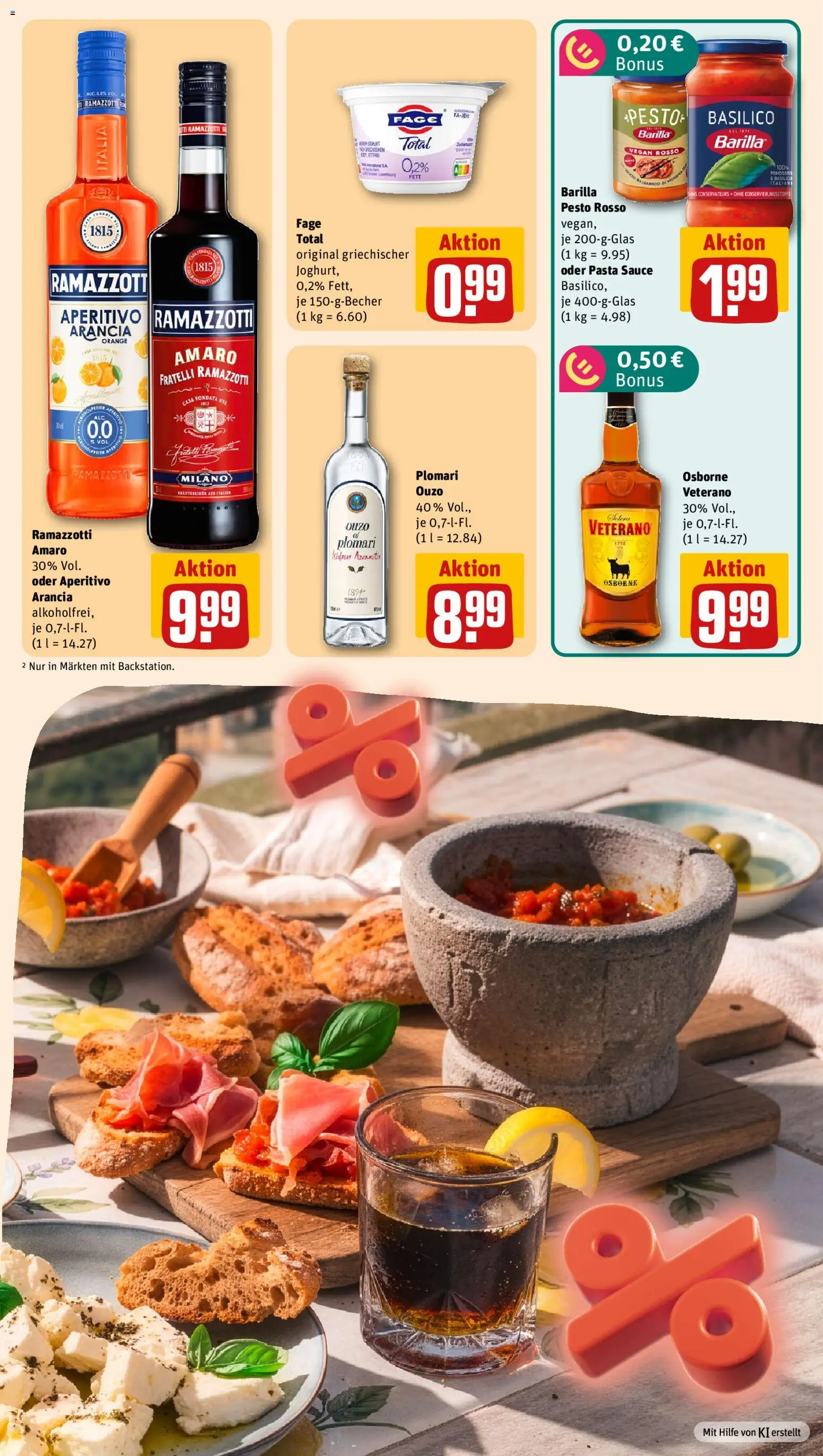 Rewe ihr Kaufpark Prospekt – gültig ab 31.08.2026 | Seite: 21 | Produkte: Ouzo, Osborne, Pasta, Ramazzotti