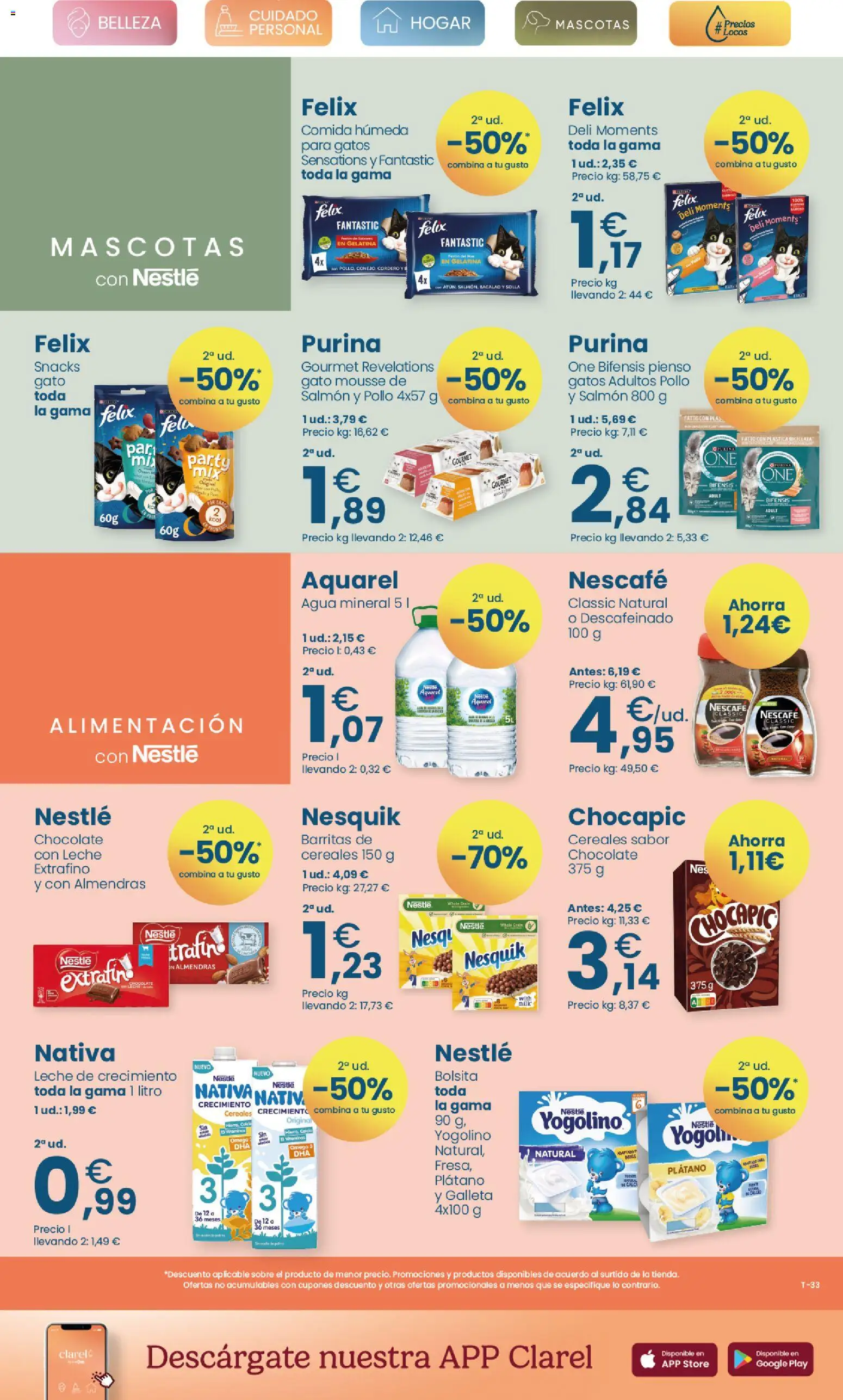 Clarel - folleto │ válido desde el 27.05.2026 | Página: 15 | Productos: Gelatina, Mousse, Leche, Agua mineral