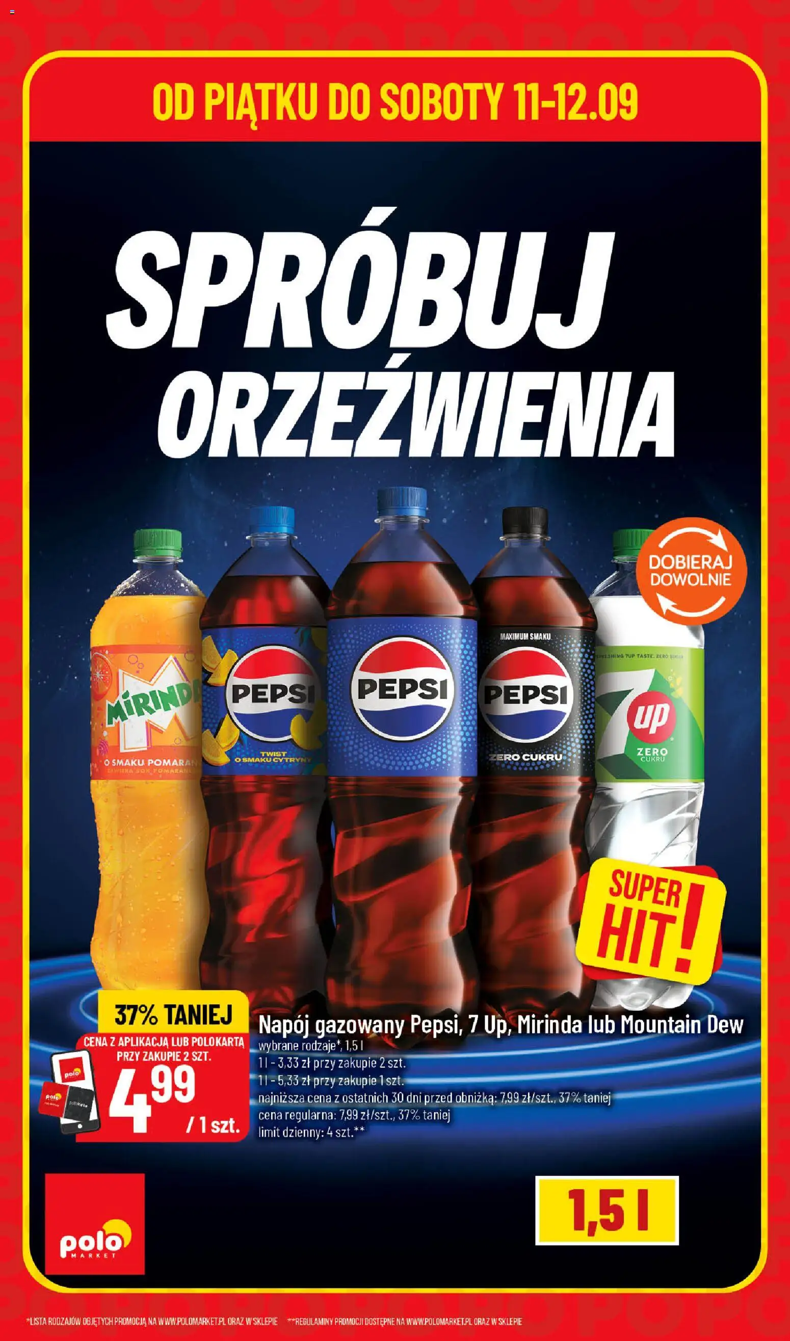 POLOmarket gazetka - Super Hity od 11.09.2026 | Strona: 6 | Produkty: Pepsi, Cytryny, Sok