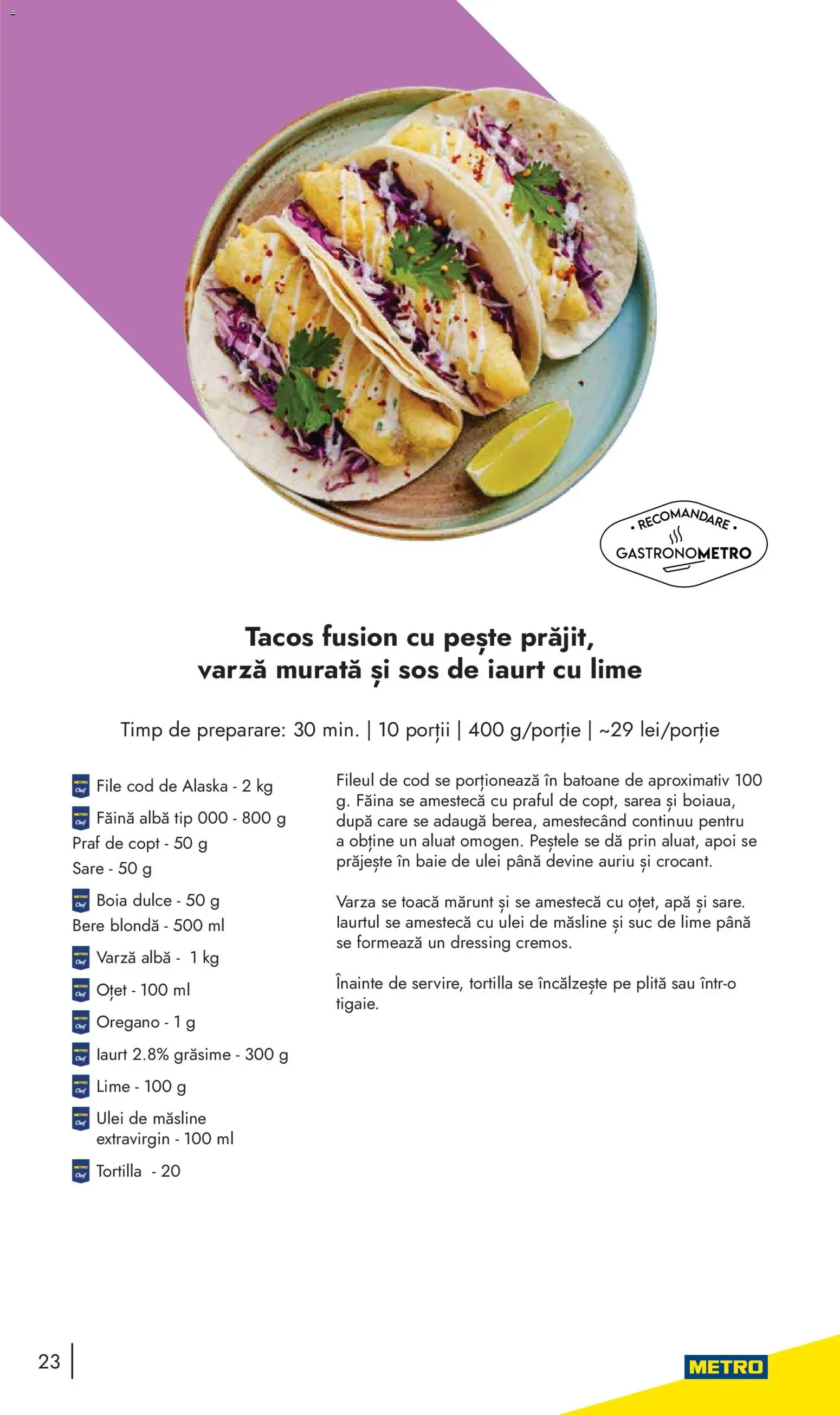 Noul catalog Metro – valabil de la 10.11.2025 | Pagină: 23 | Produse: Plită, Ulei, Oțet, Apă