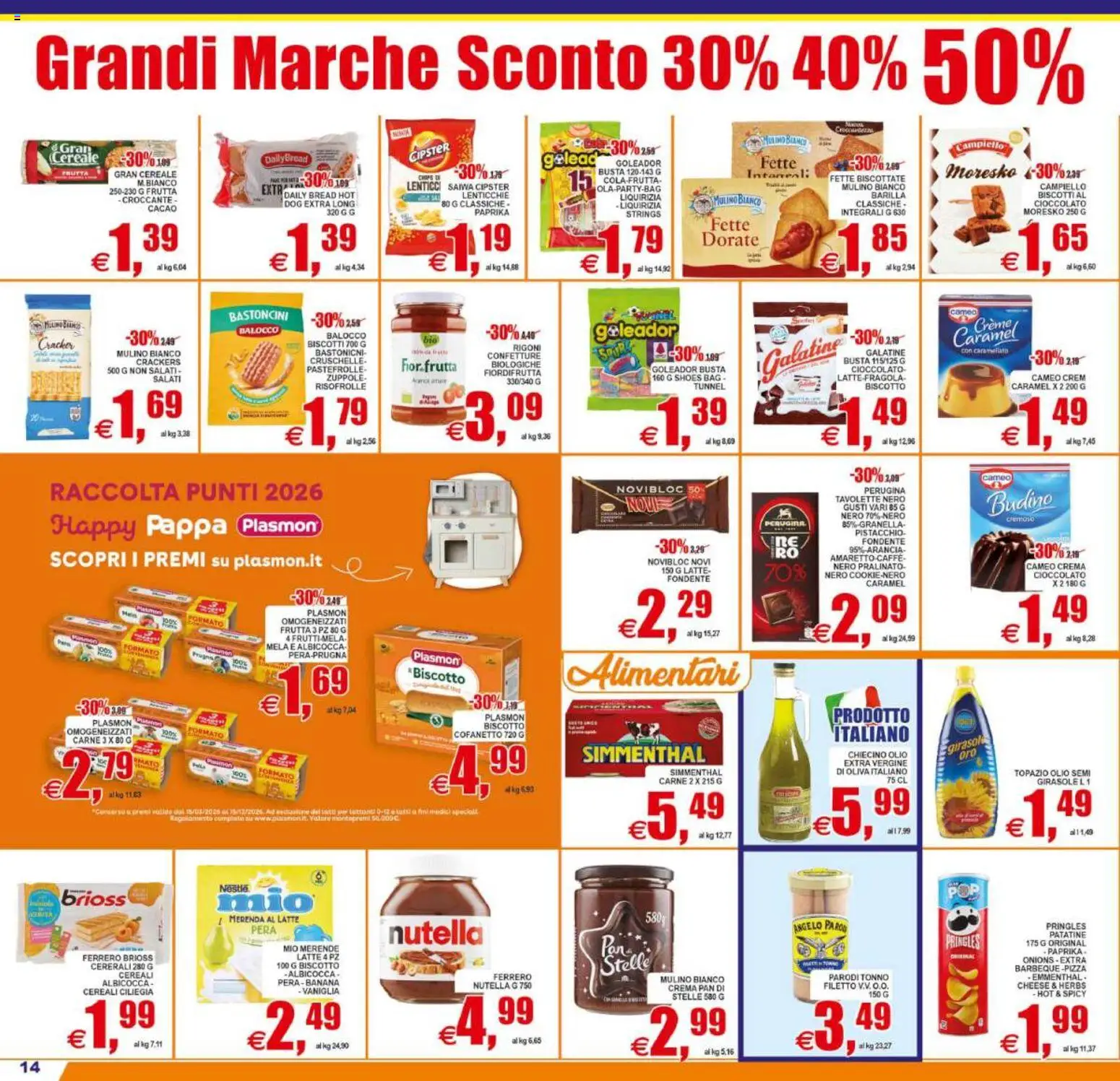 Volantino Pewex del 29.05.2026 | Pagina: 14 | Prodotti: Crema, Pizza, Budino, Fette biscottate