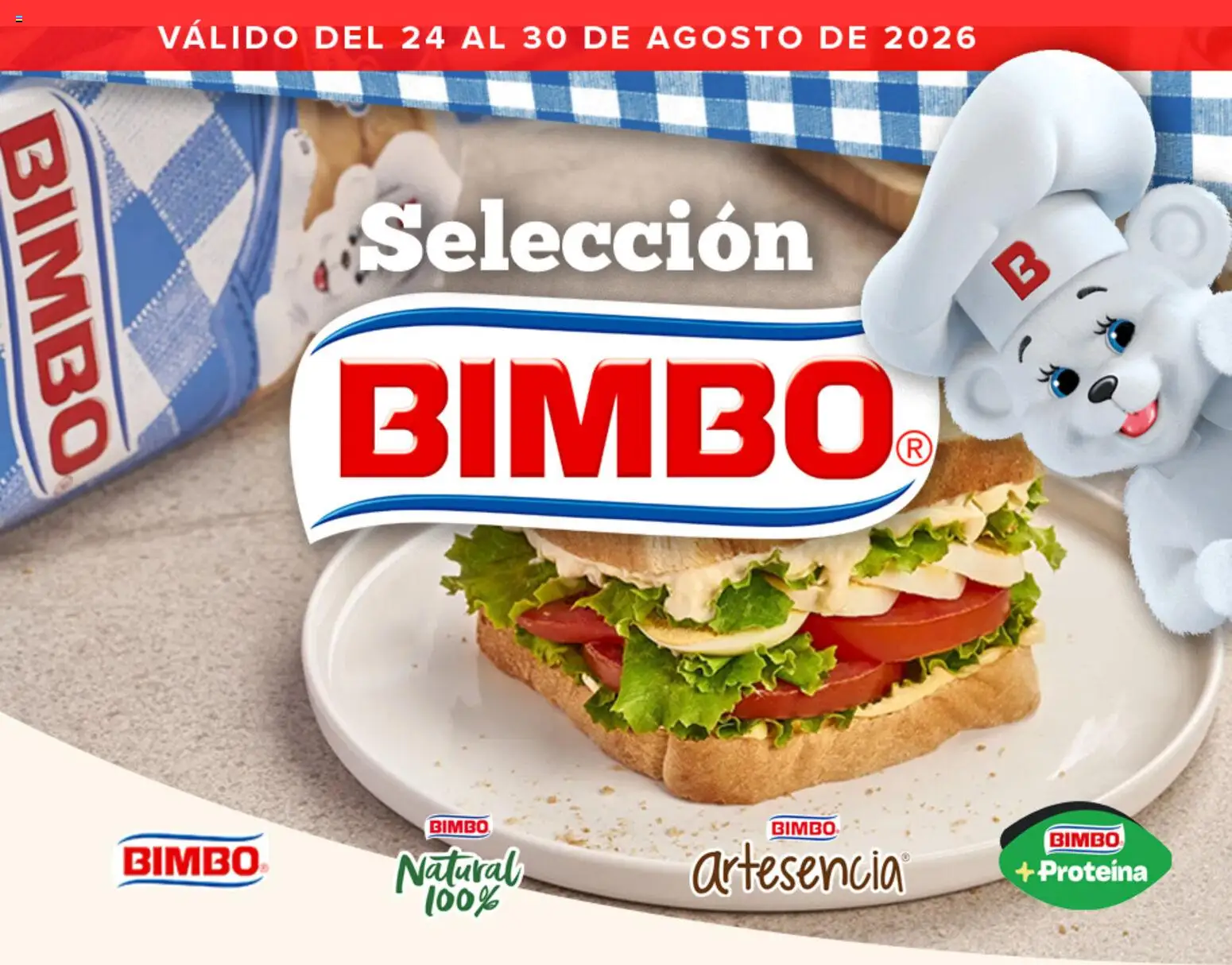 Costco catálogo Bimbo │ válido desde el 24/08/2026 | Página: 1 | Productos: Proteína