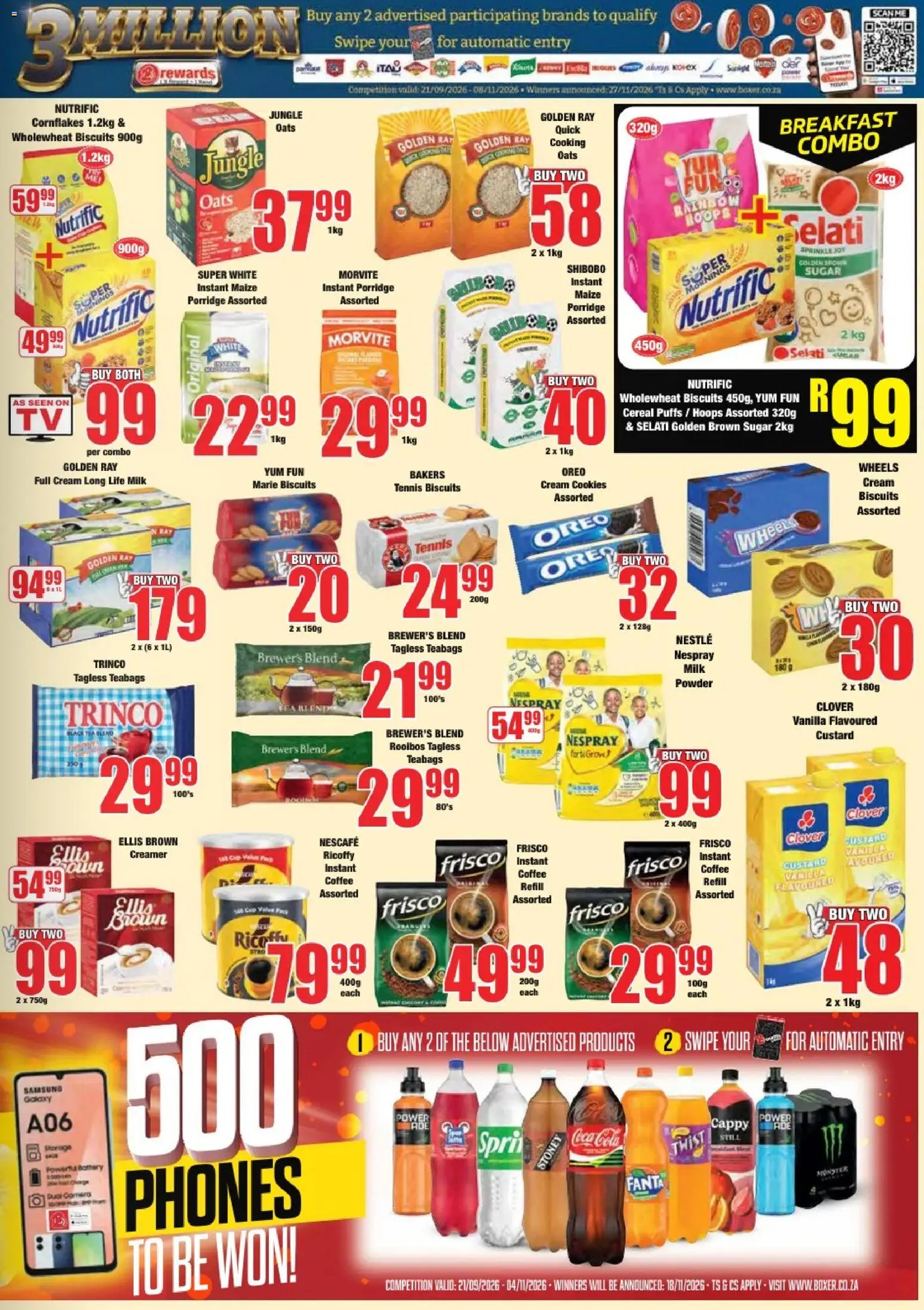 New Boxer catalogue – valid from 08/10/2026 | Page: 5 | Products: Frisco, Milk, Oats, Cookies