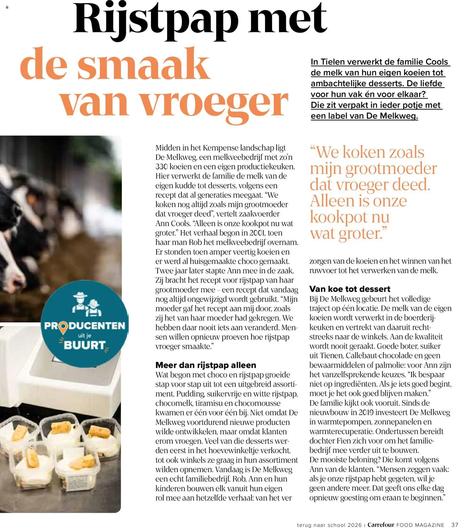 {H1} | Pagina: 37 | Producten: Pudding, Boerderij, Melk, Chocolade