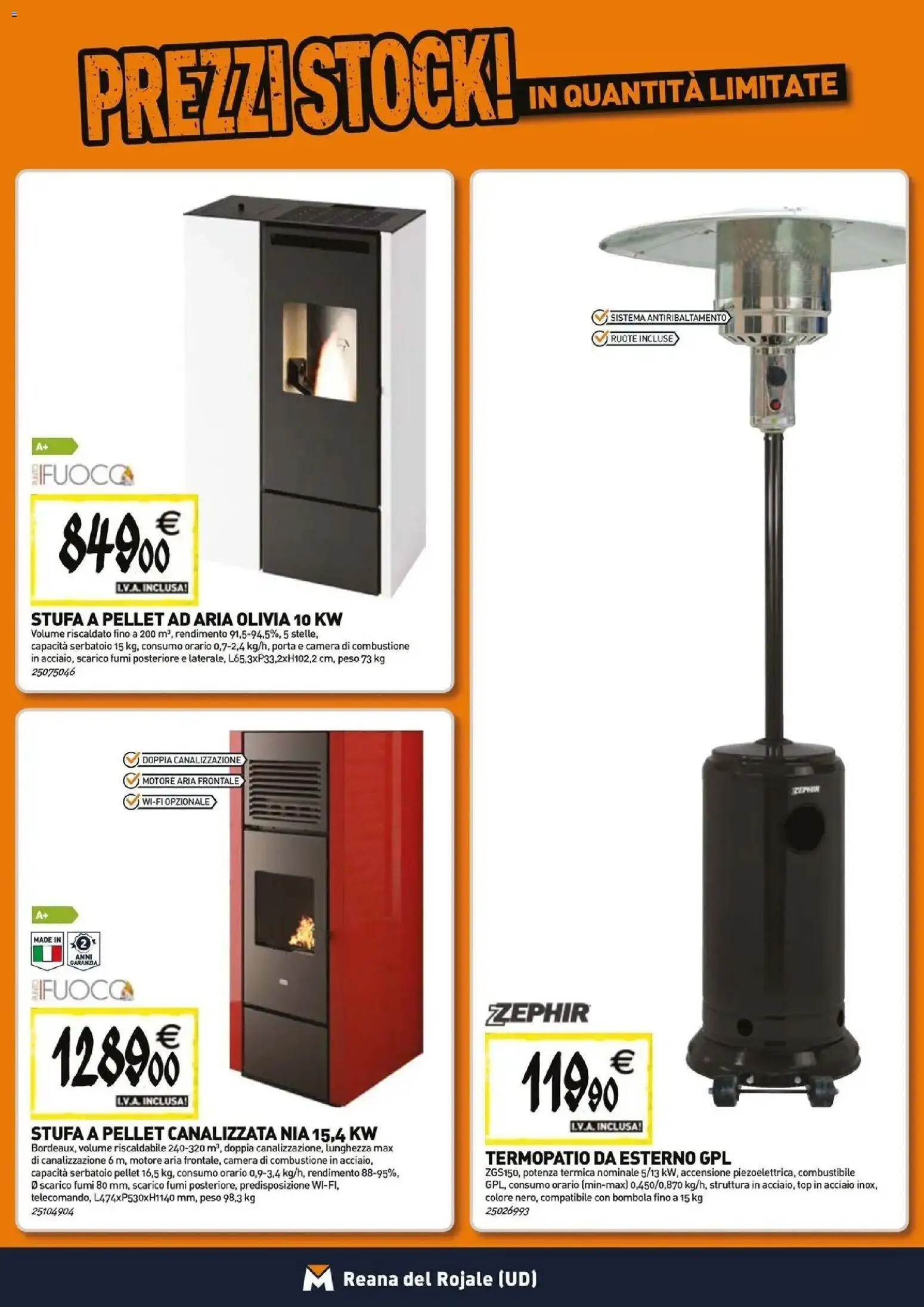 Nuovo Tecnomat catalogo dal 29/10/2026 > offerte anteprima 🛍️ | Pagina: 9 | Prodotti: Pellet, Porta, Stufa, Top