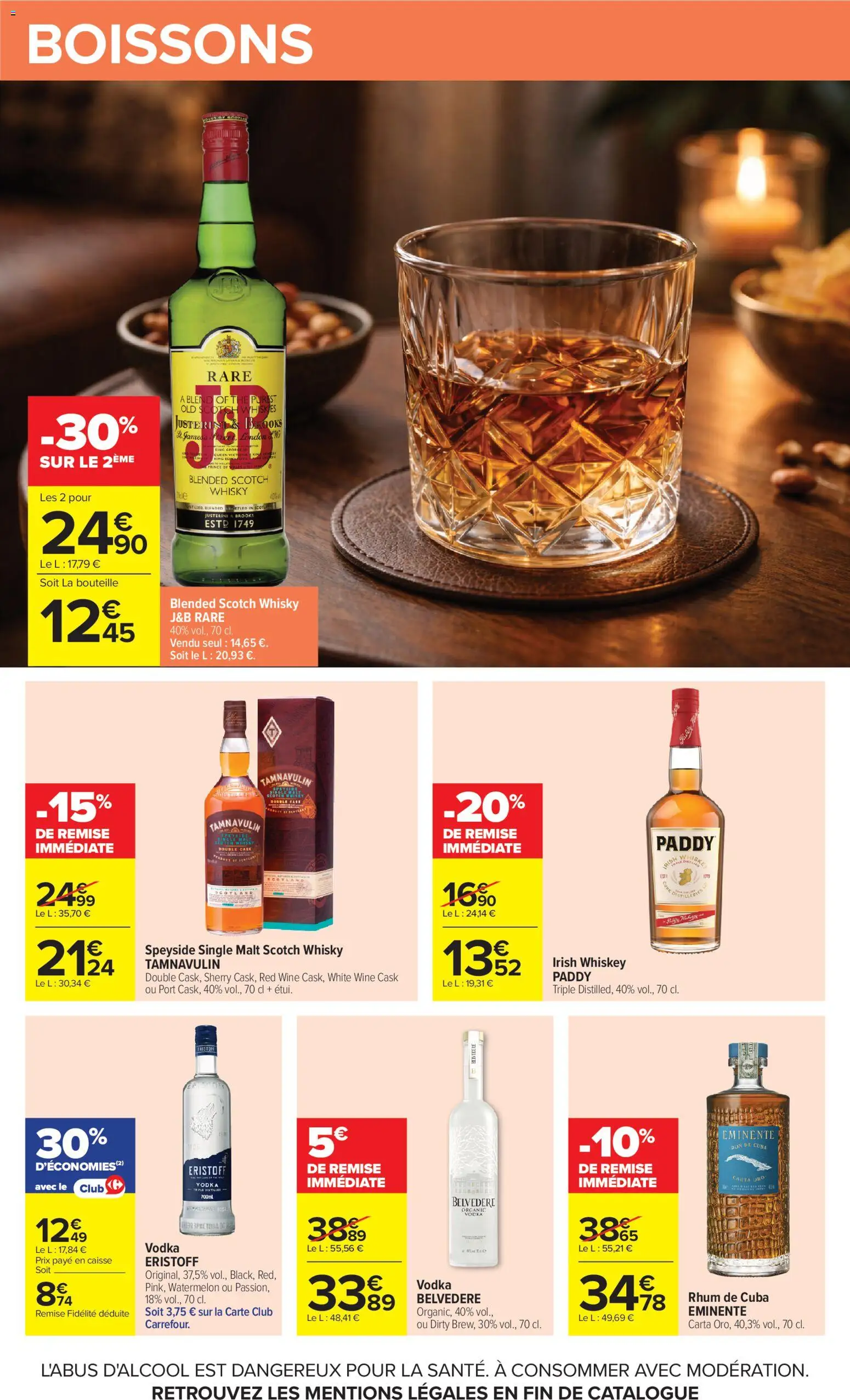 {H1} | Page: 55 | Produits: Vodka, Whisky, Boissons, Rhum