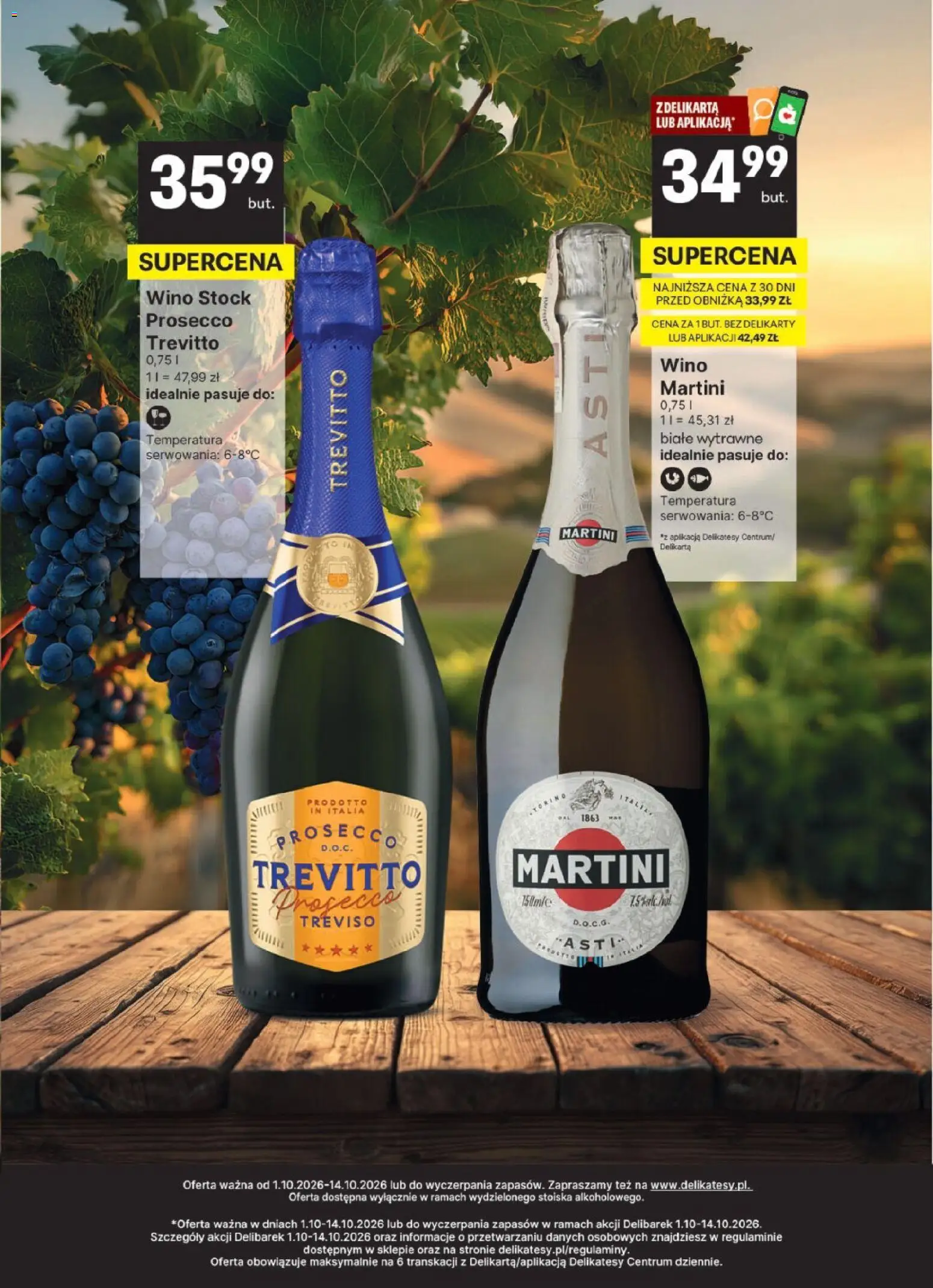 Delikatesy Centrum gazetka - DeliBarek od 01.10.2026 | Strona: 5 | Produkty: Martini, Martini prosecco, Delikatesy, Prosecco