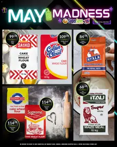 Super Save specials catalogue – valid from 07.05.2026 | Page: 5 | Products: Cake, Flour, Maize meal
