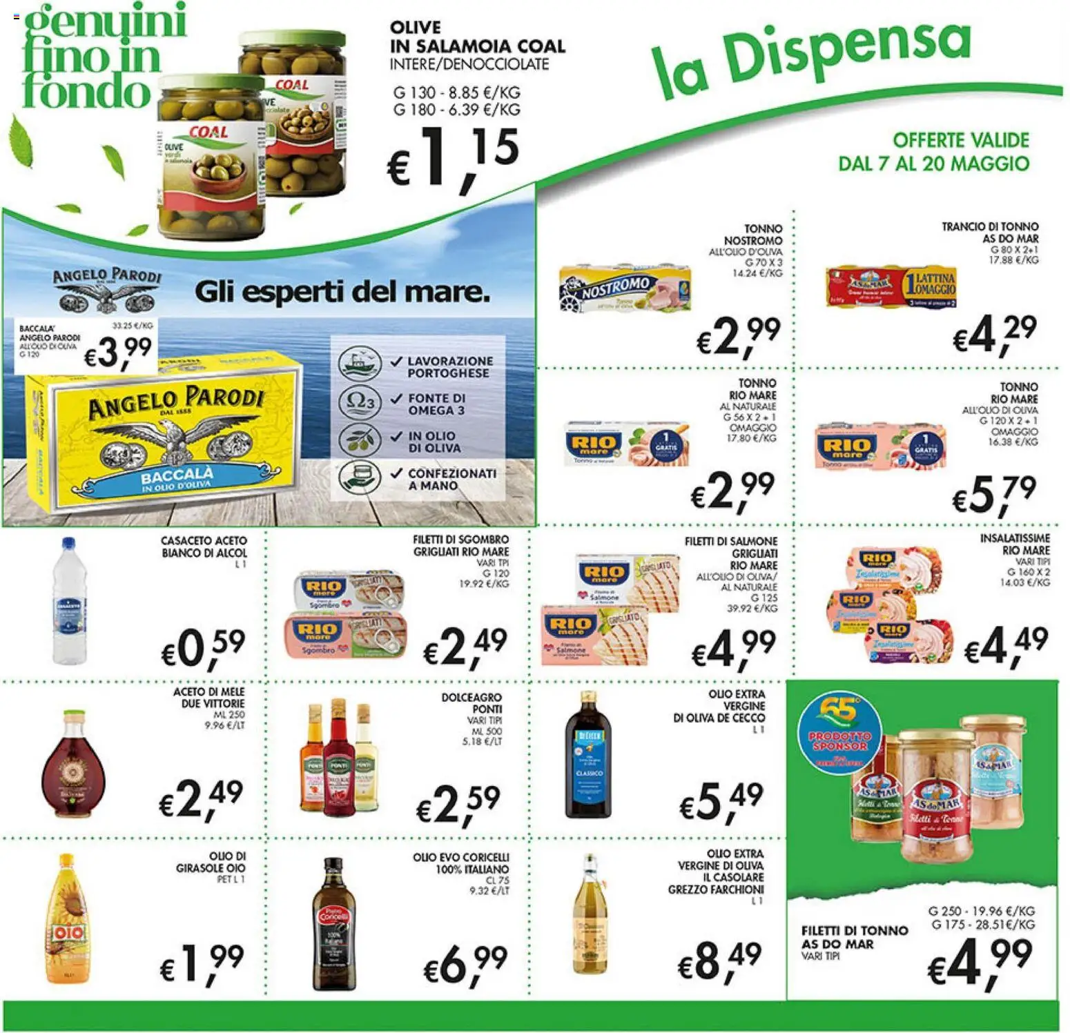 Volantino Coal del 07.05.2026 | Pagina: 24 | Prodotti: Mele, Aceto di mele, Olio, Olio di Oliva