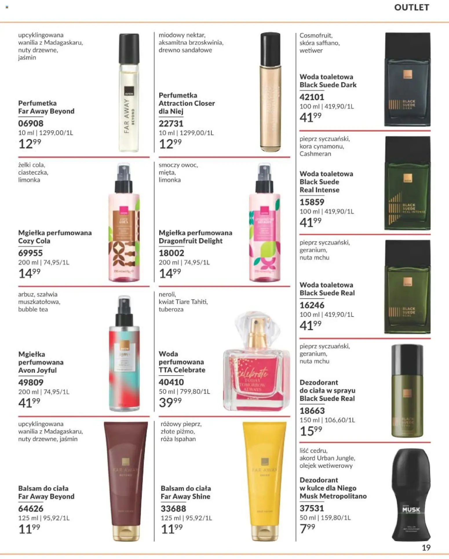 Avon Katalog Focus 10 2026 od 30.09.2026 | Strona: 19 | Produkty: Limonka, Balsam do ciała, Woda toaletowa, Woda