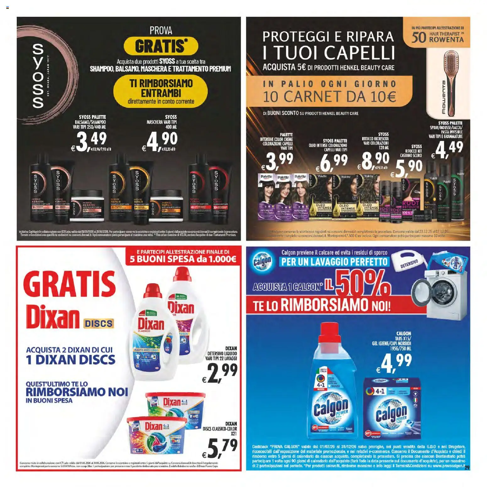Volantino Decò del 11/08/2026 | Pagina: 29 | Prodotti: Shampoo, Tè, Pasta, Data