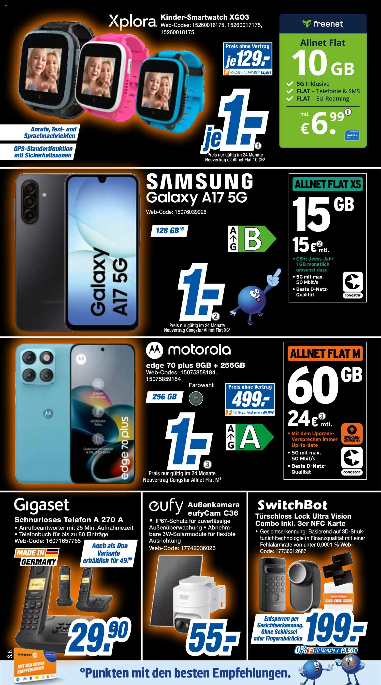 Expert Black Weeks – gültig ab 02.11.2026 | Seite: 8 | Produkte: Samsung, Telefon