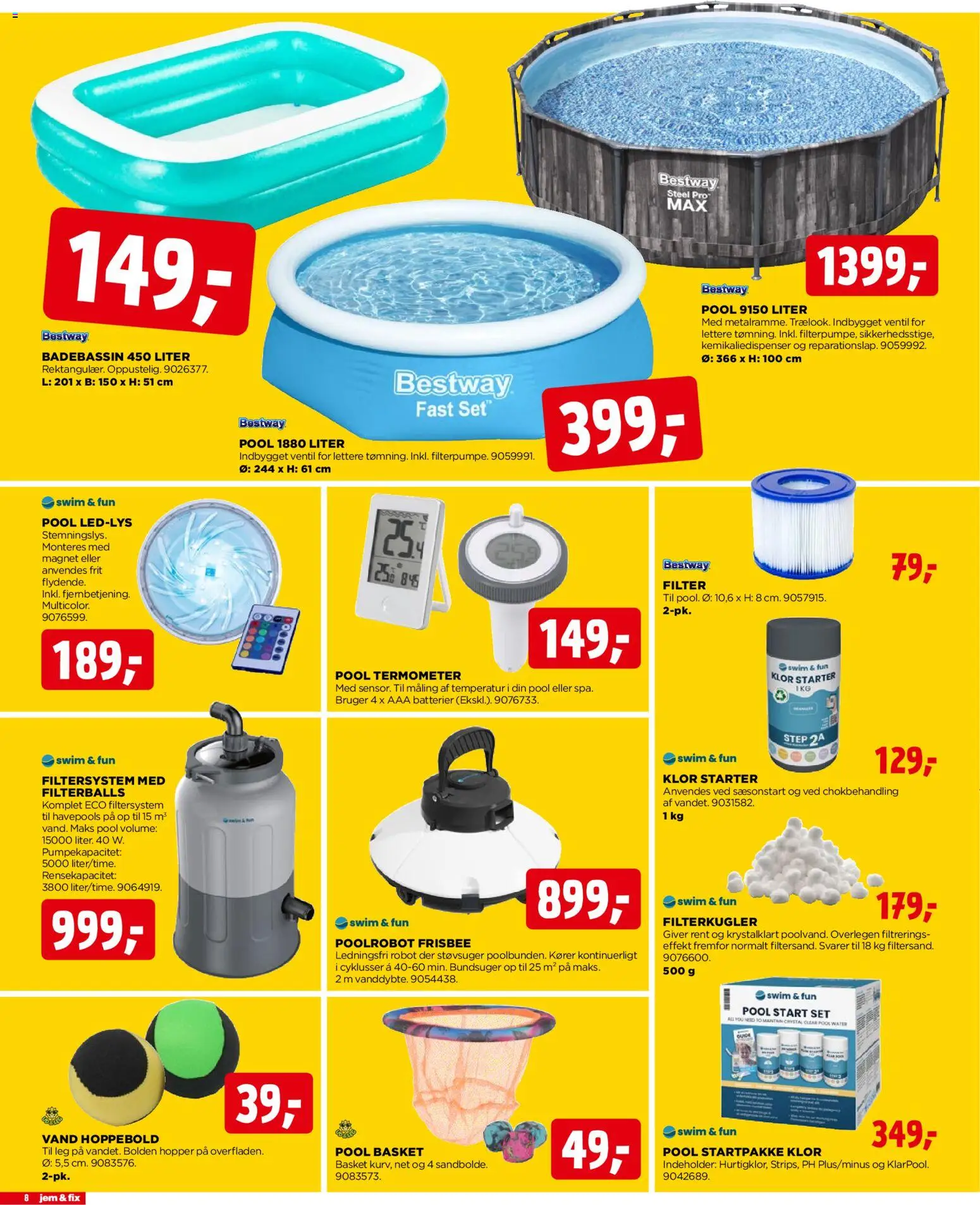 Jem & fix tilbudsavis – gyldig fra 10.05.2026 | Side: 8 | Produkter: Robot, Batterier, Magnet, Maling