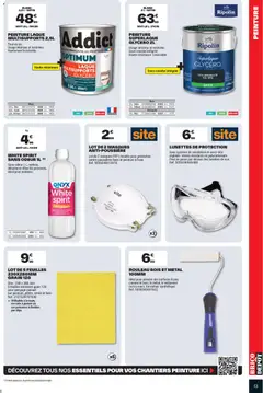 Brico Dépôt - Prévisualisation de Brico Dépôt catalogue valide à partir de 11/09/2026 | Page: 13 | Produits: Peinture, Masques, Laque, Verres