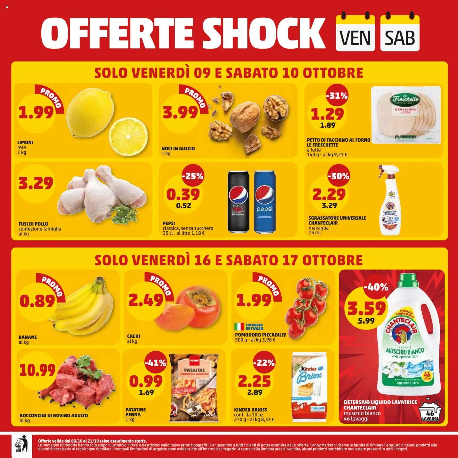Volantino PENNY del 08/10/2026 | Pagina: 20 | Prodotti: Patatine, Sgrassatore, Cachi, Petto di tacchino