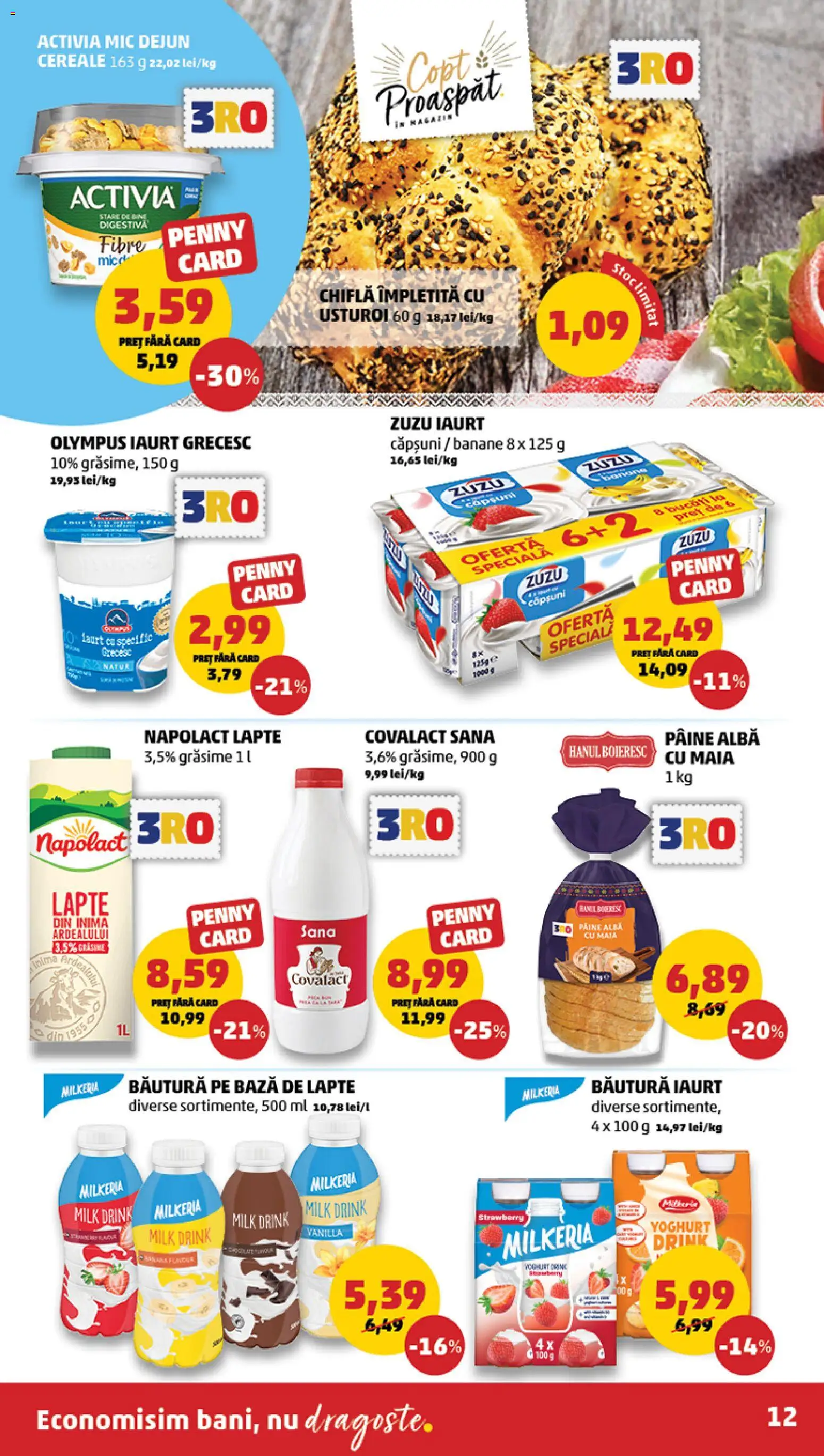 Noul catalog PENNY – valabil de la 20.05.2026 | Pagină: 12 | Produse: Pară, Lapte, Căpșuni, Cereale