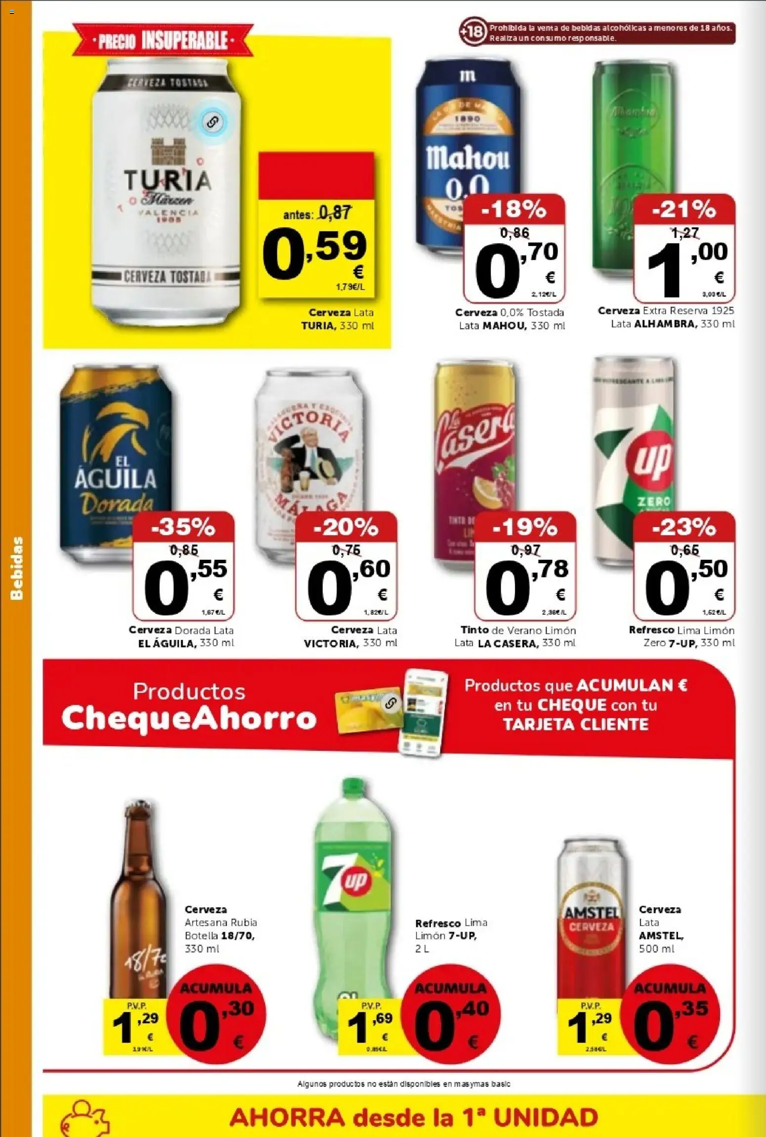 Masymas folleto │ válido desde el 22.05.2026 | Página: 14 | Productos: Lima, Cerveza