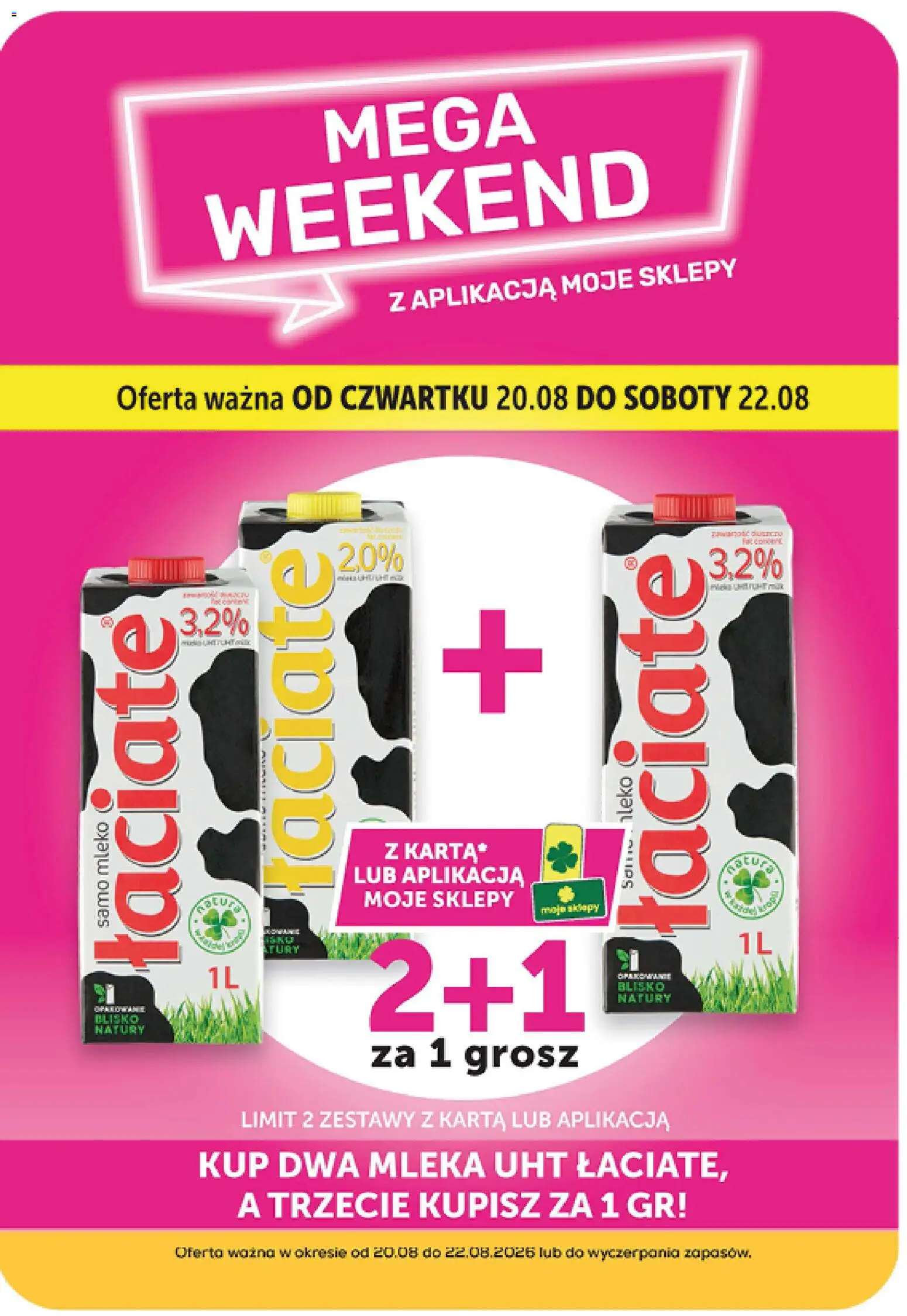 Groszek gazetka od 20.08.2026 | Strona: 5 | Produkty: Karta, Mleka, Mleko