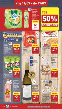 SCHWEPPES® Pink grapefruit-limonade, pompelmoessmaak, bruisende limonade - Voorbeeld van een folder van Aldi, geldig van 07/09/2026 | Pagina: 22