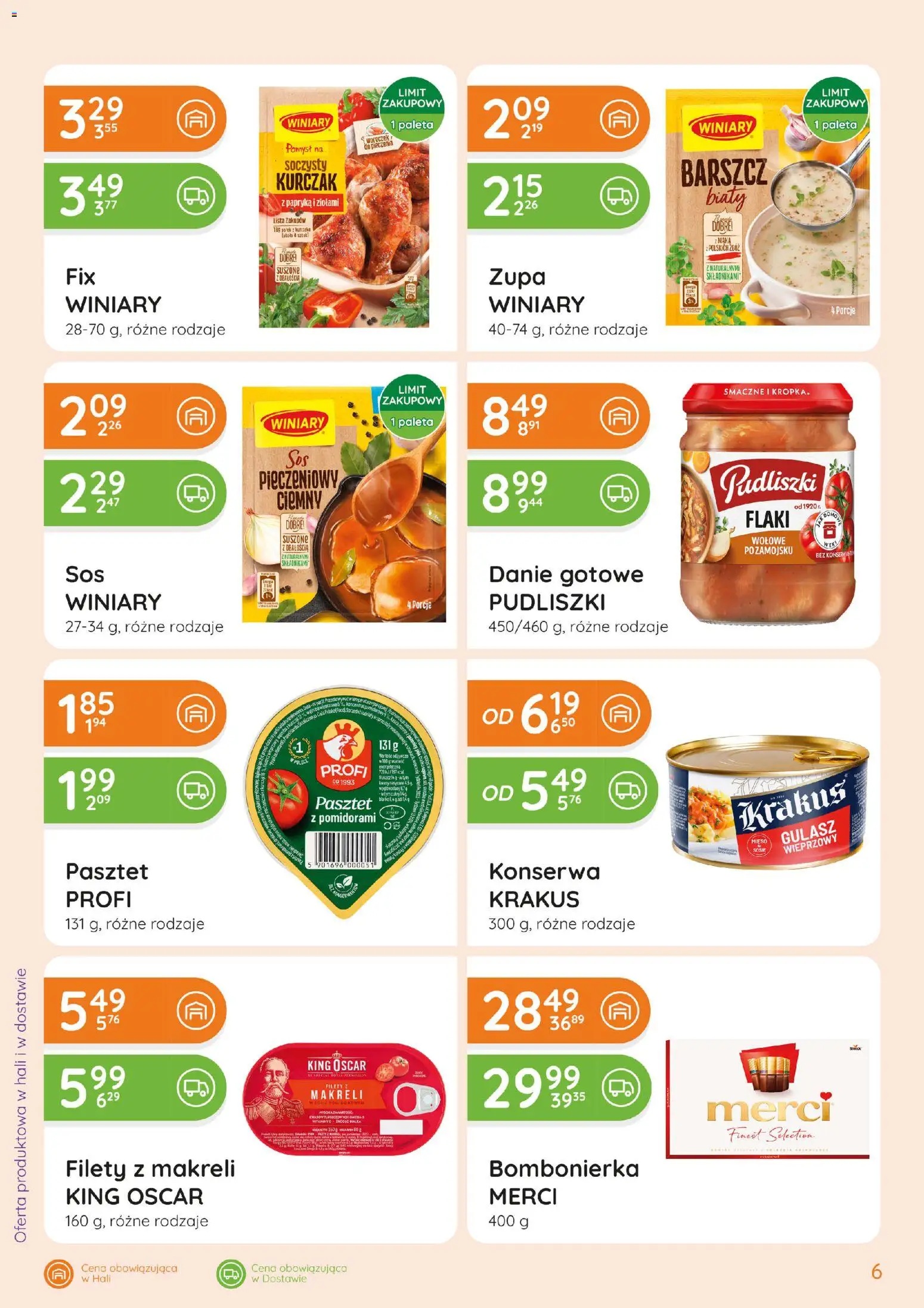 Eurocash gazetka - Ofensywa Spożywcza od 01.10.2026 | Strona: 6 | Produkty: Barszcz, Bombonierka, Papryka, Mąka