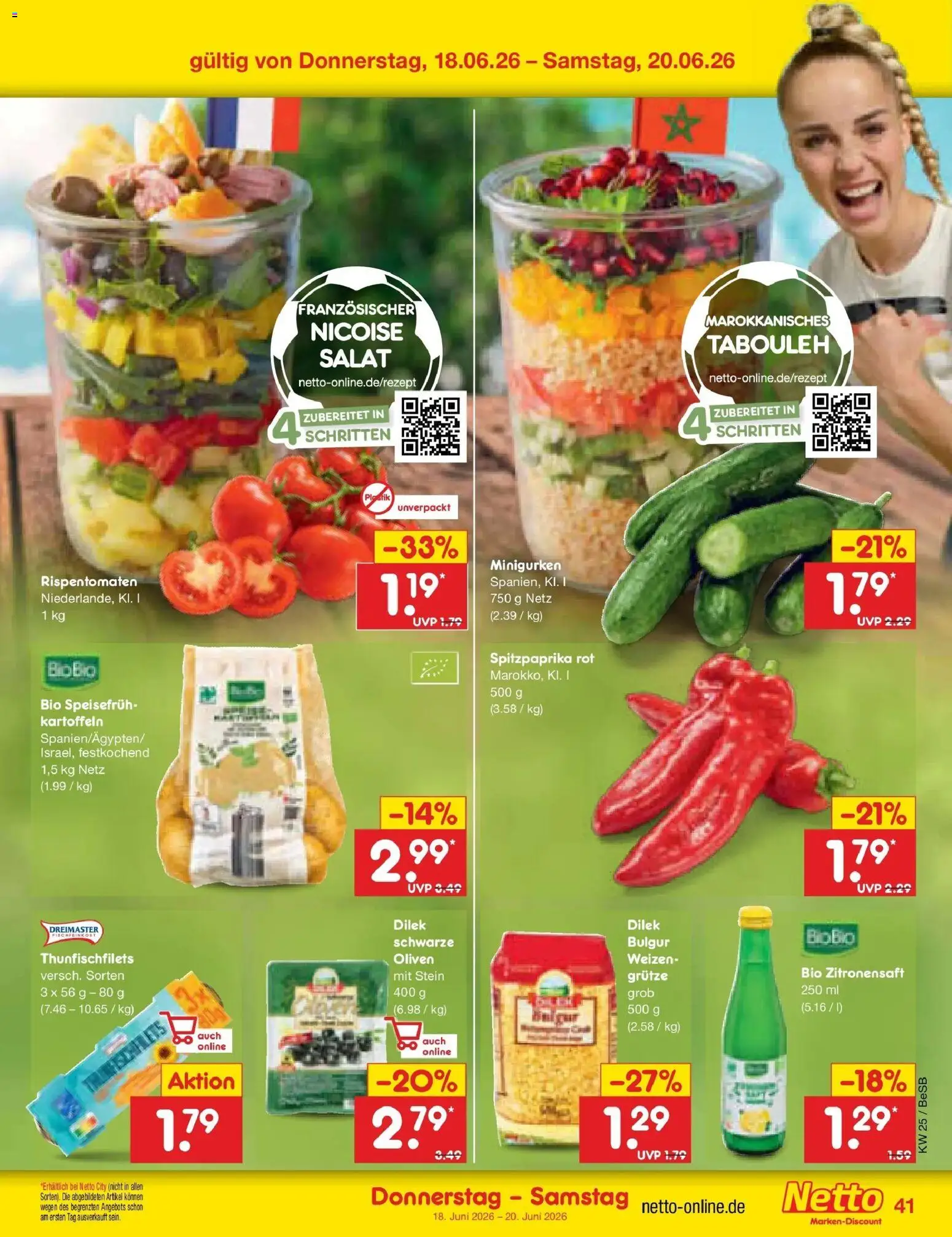 Netto Marken-Discount Prospekt Kremmen – gültig ab 14.06.2026 | Seite: 53 | Produkte: Kartoffeln, Salat