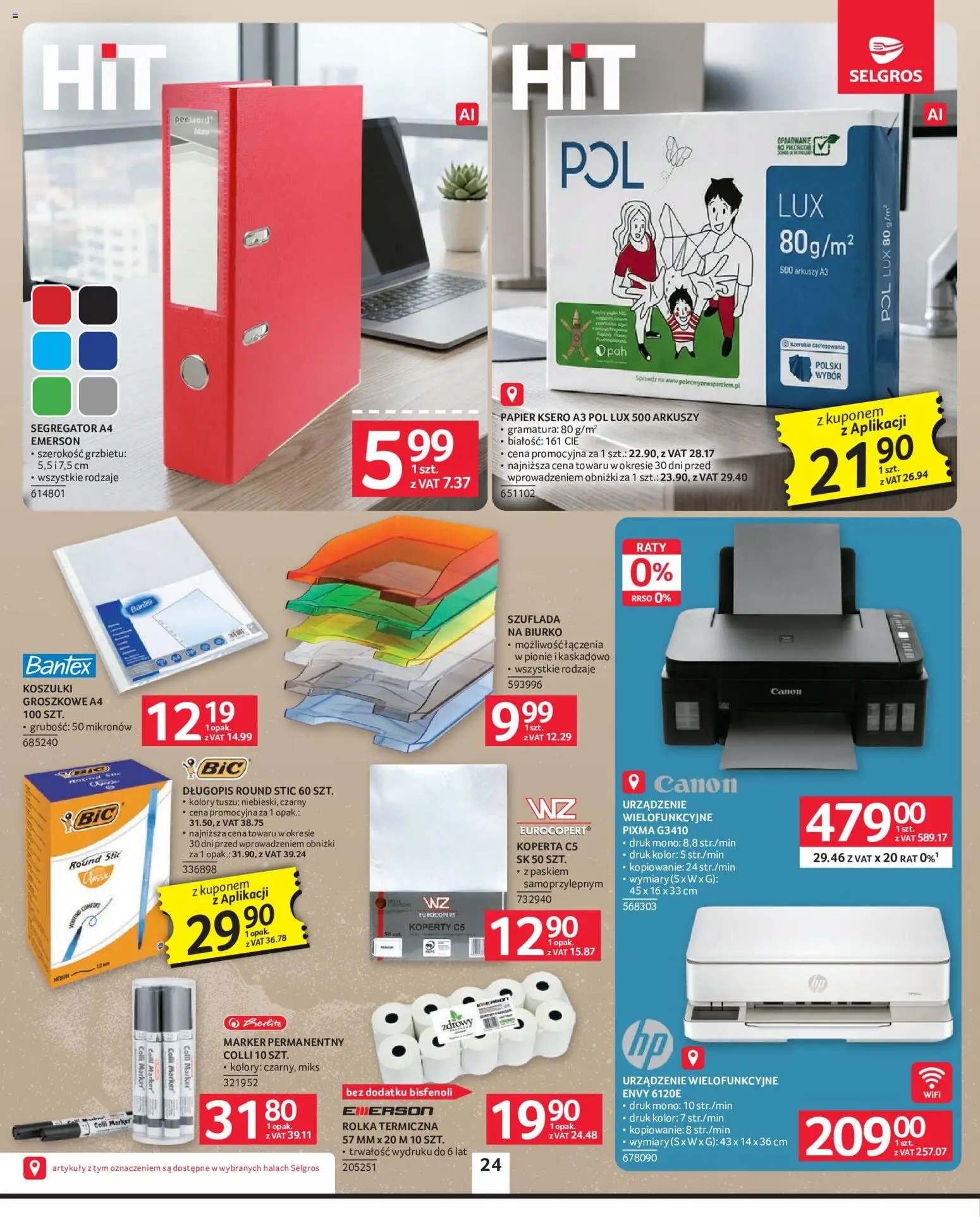 Selgros cash&carry gazetka - Oferta przemysłowa od 08.10.2026 | Strona: 27 | Produkty: Biurko, Papier ksero