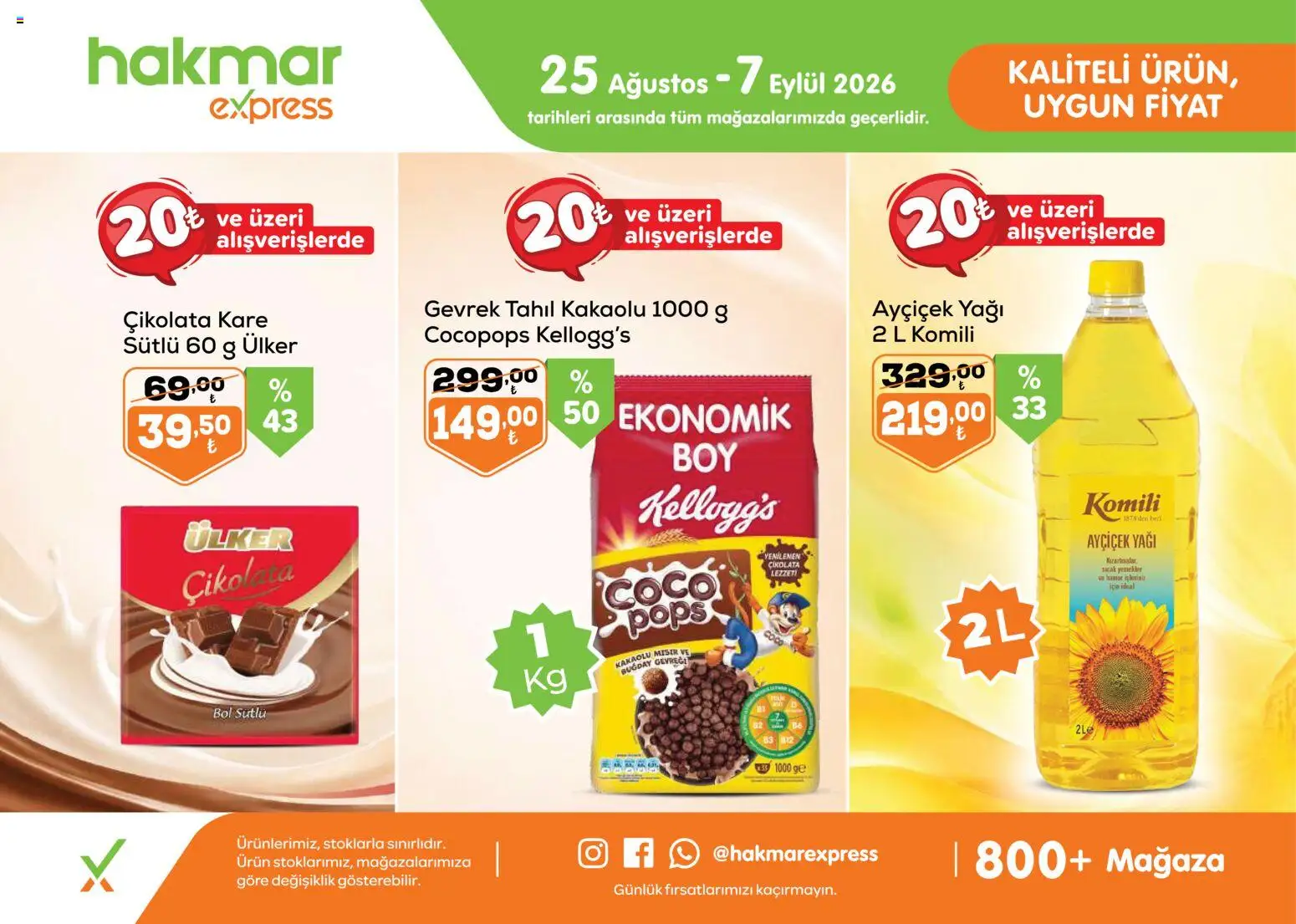Hakmar Express - Salı Aktüel Ürünler - 25 Ağustos 2026 tarihinden itibaren geçerlidir | Sayfa: 4 | Ürünler: Gevrek, Çikolata, Tahıl, Mısır