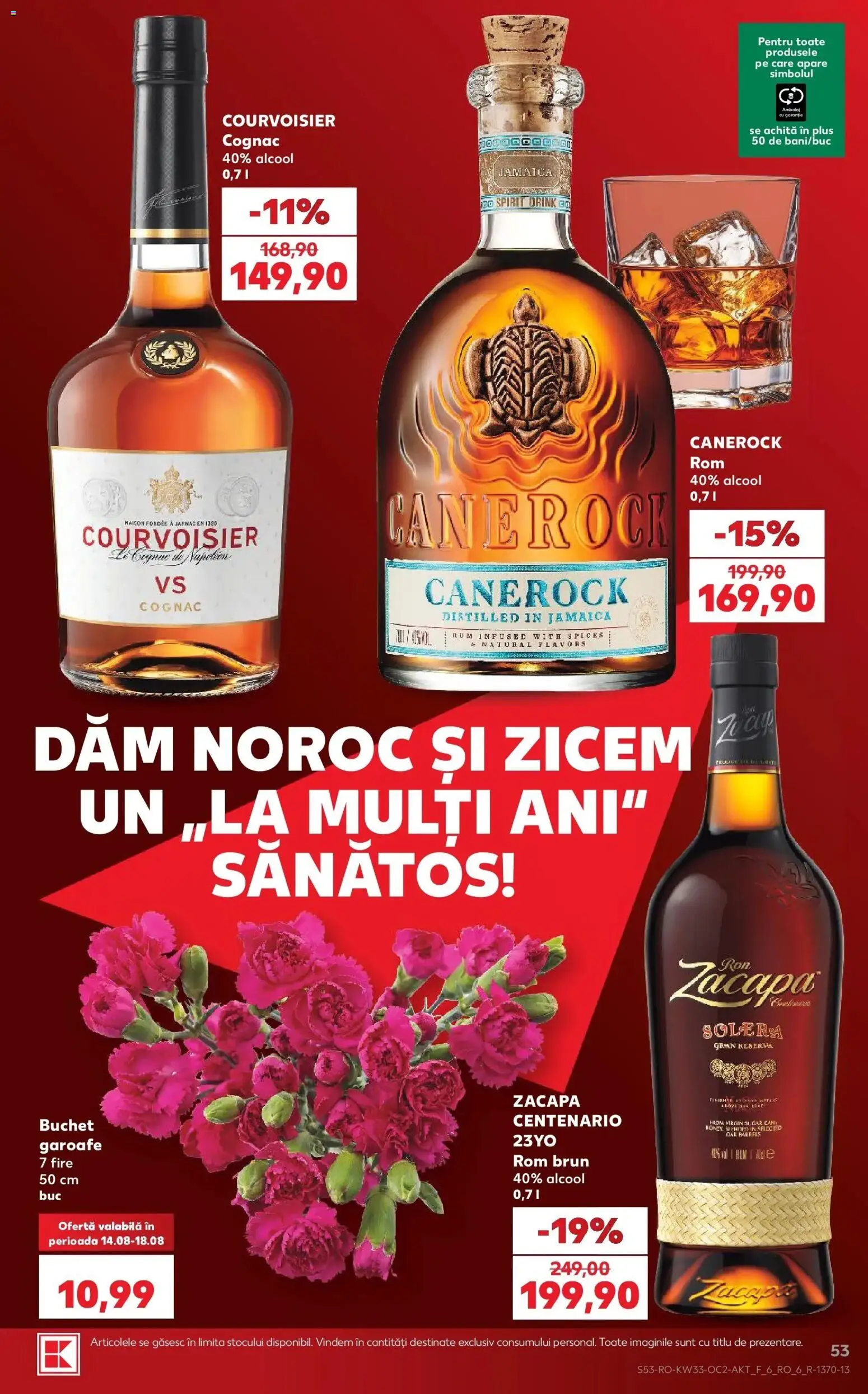 Kaufland Curtea de Argeș 12.08.2026 - Revista si Oferta | Pagină: 53 | Produse: Rom, Plus