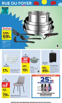Carrefour - Prévisualisation de La chaise, Design moderne, confortable et robuste. Idéale pour la salle à manger et le quotidien. valide à partir de 15/09/2026 | Page: 80 | Produits: Chaise de salle à manger, Sodastream, Chaise, Combinaison