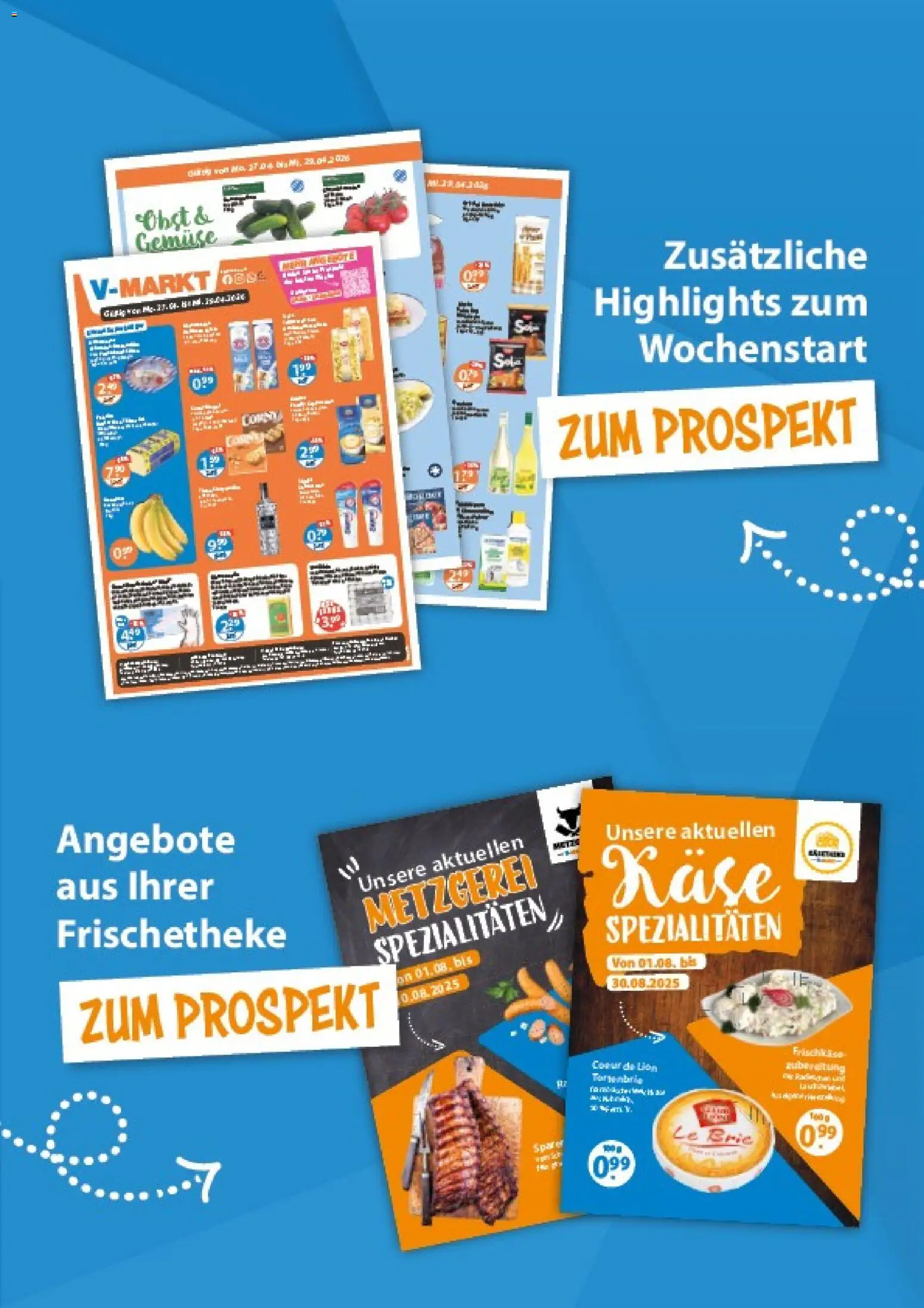 V-Markt München ab Montag – gültig ab 11.05.2026 | Seite: 4 | Produkte: Käse, Gemüse, Obst