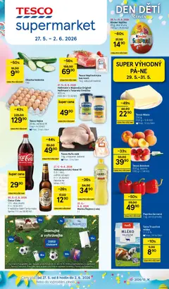Náhled letáku Tesco leták - Supermarket od 27.05.2026