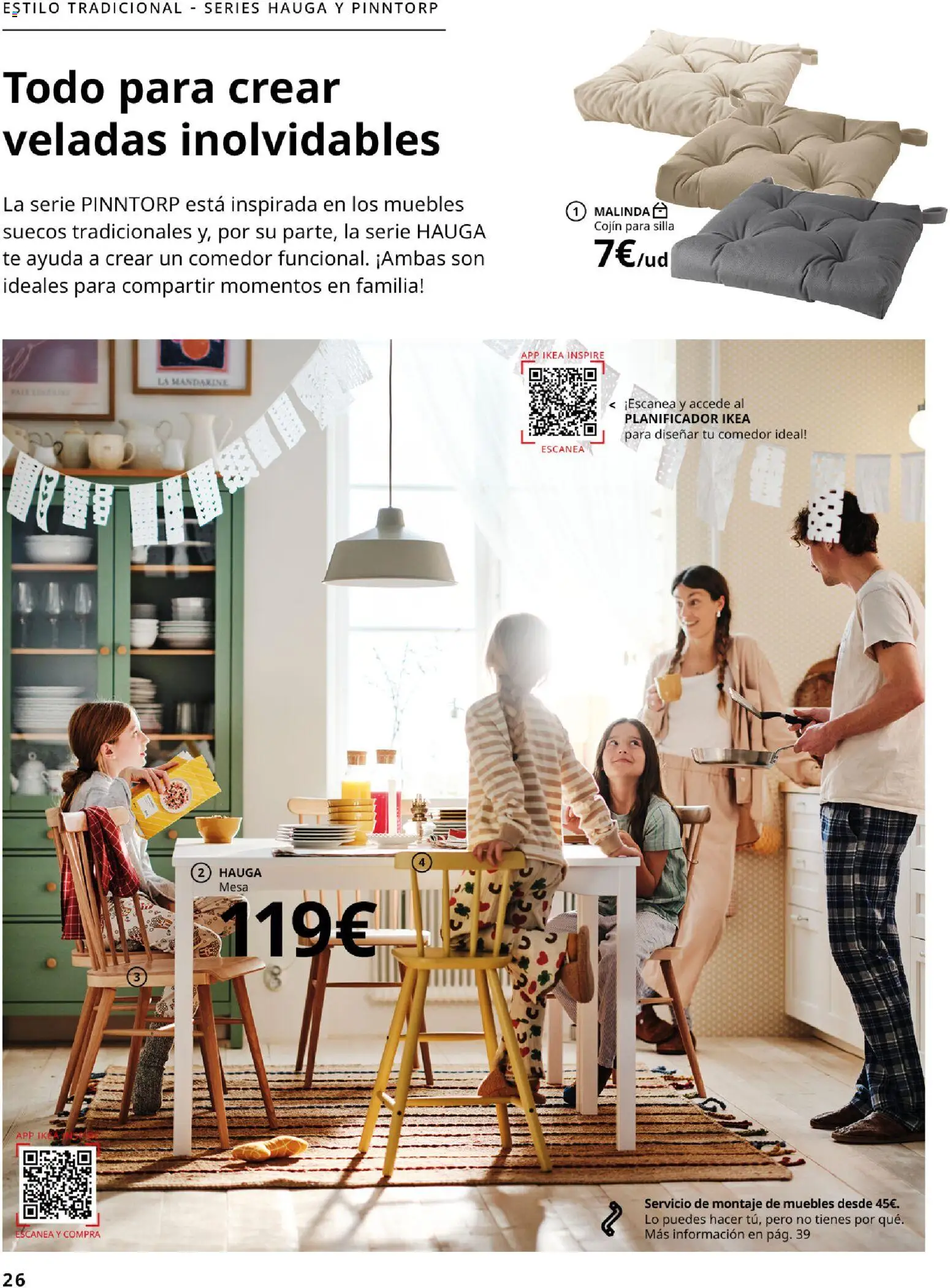 Catálogo IKEA Comedores │ válido desde el 06.03.2026 | Página: 26 | Productos: Té, Muebles, Cojín, Silla