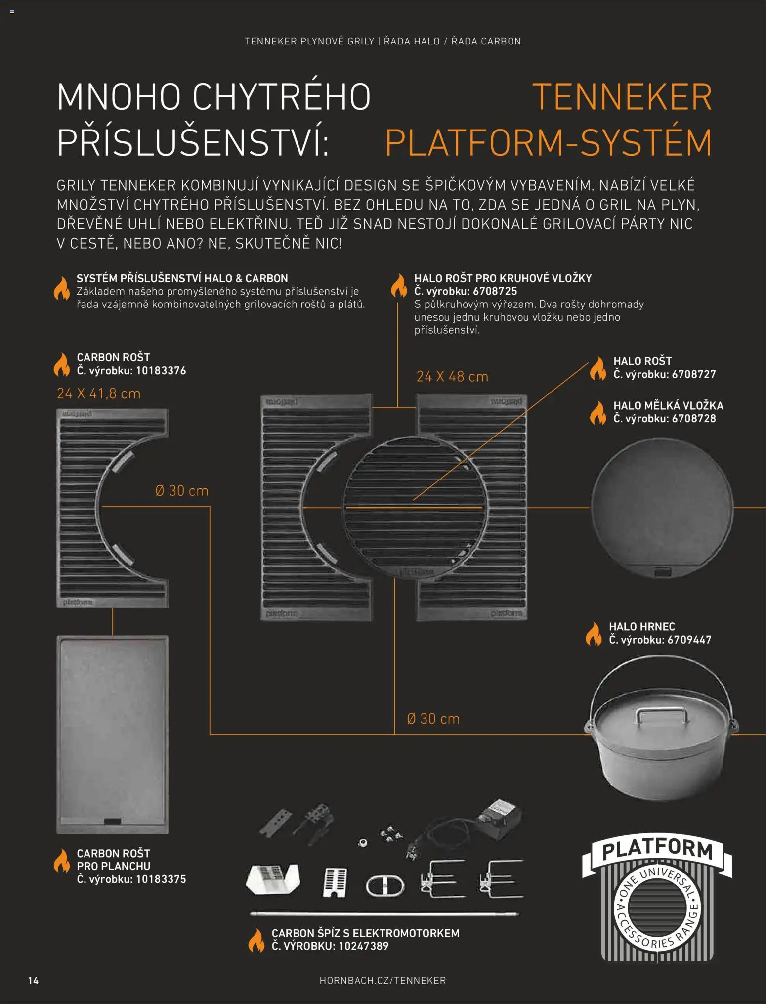 HORNBACH leták - Magazín o grilování od 01.01.2026 | Strana: 14 | Produkty: Špíz, Vložky, Hrnec, Rošt