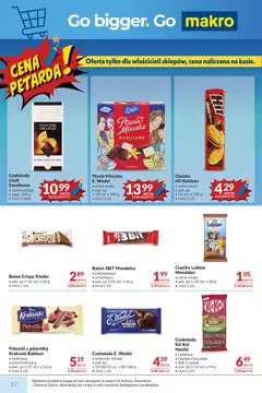 Pogląd oferty "Makro gazetka" - ważna od 28.04.2026 | Strona: 12 | Produkty: Galaretka, Paluszki, Czekolada, Ciastka