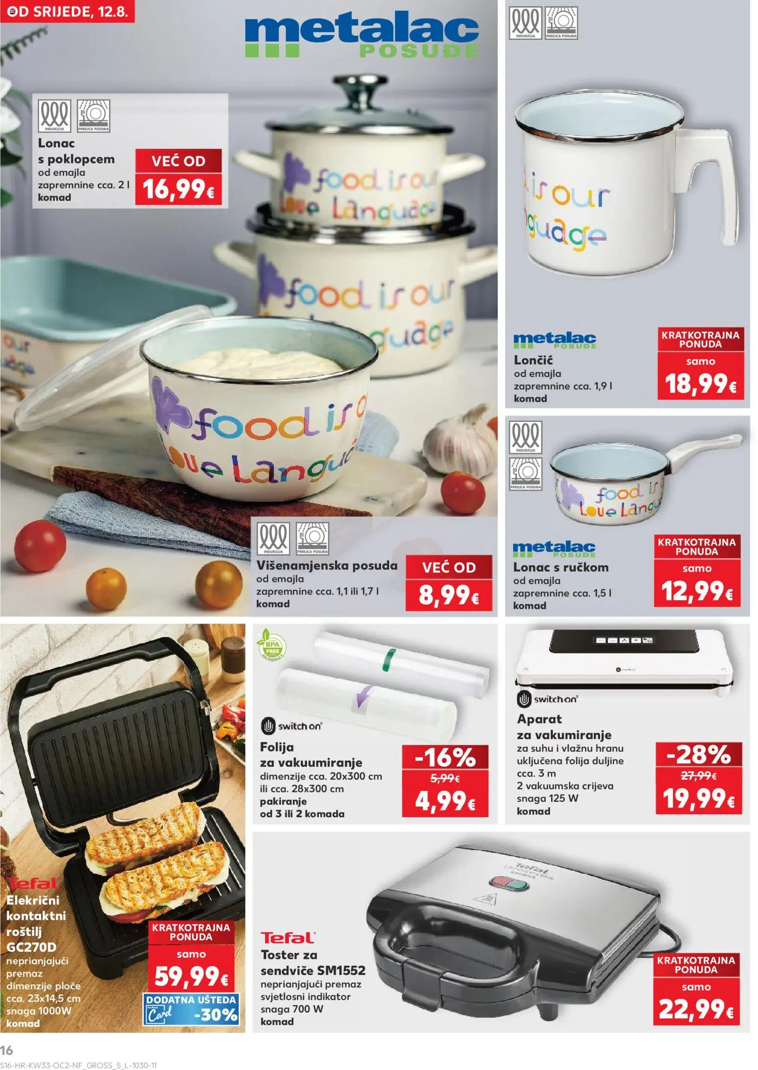 Kaufland katalog | vrijedi od 12.08.2026 | Stranica: 16