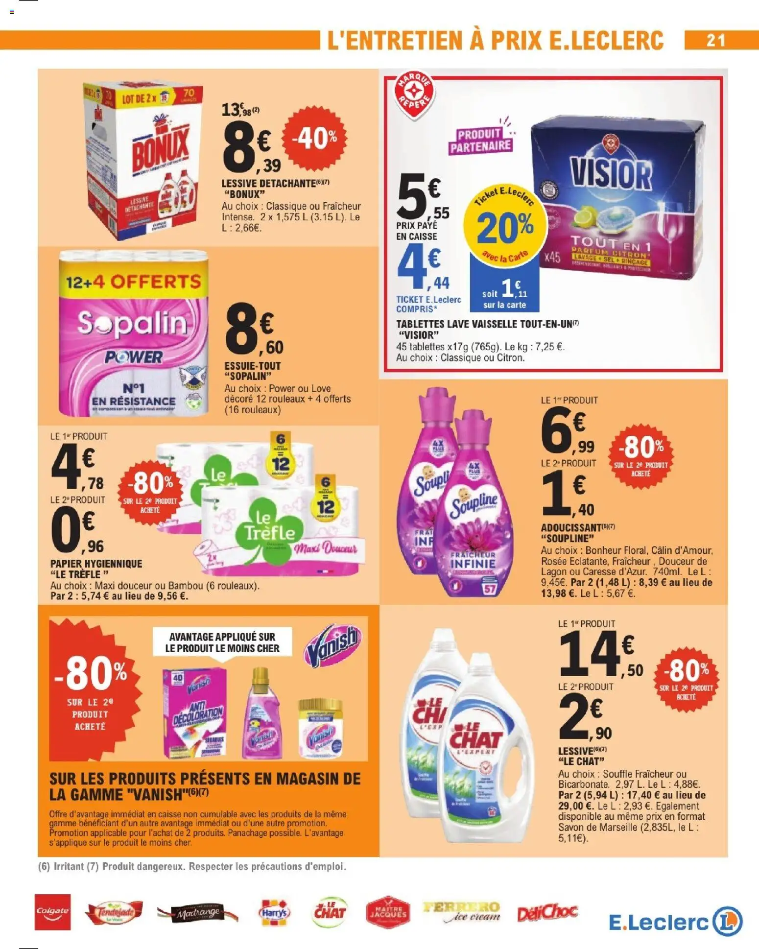 {H1} | Page: 21 | Produits: Vanish, Parfum, Savon, Lessive
