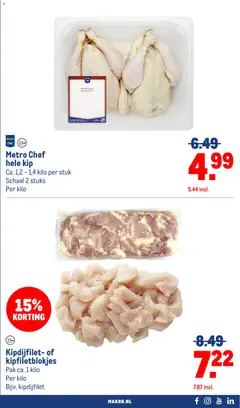 Makro Black Friday - Voorbeeld van een folder van Makro, geldig van 09-09-2026 | Pagina: 29 | Producten: Kippen, Schaal, Hele kip, Kip