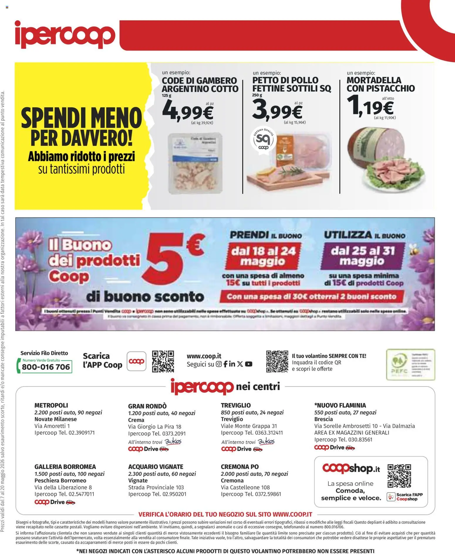 Volantino Ipercoop del 07.05.2026 | Pagina: 33 | Prodotti: Petto di Pollo, Crema, Pollo, Data