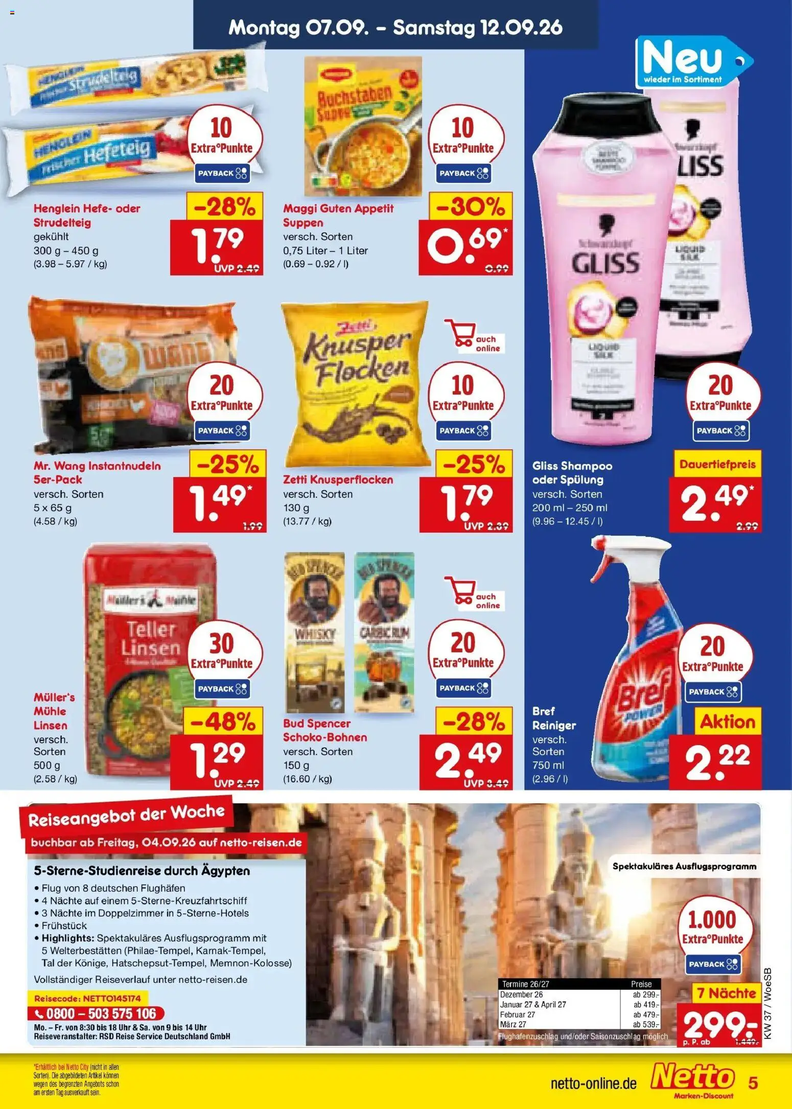 Netto Marken-Discount Prospekt Gemmingen – gültig ab 07.09.2026 | Seite: 9 | Produkte: Whisky, Mühle, Maggi, Uhr