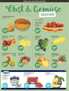 V-Markt Angebote ab 16.07.2026 gültig | Seite: 4 | Produkte: Nektarinen, Obst, Zucchini, Kiwi