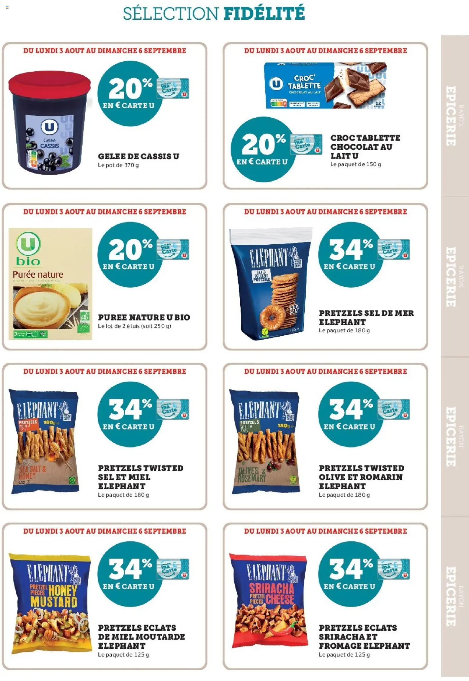 {H1} | Page: 17 | Produits: Olive, Miel, Lait, Chocolat