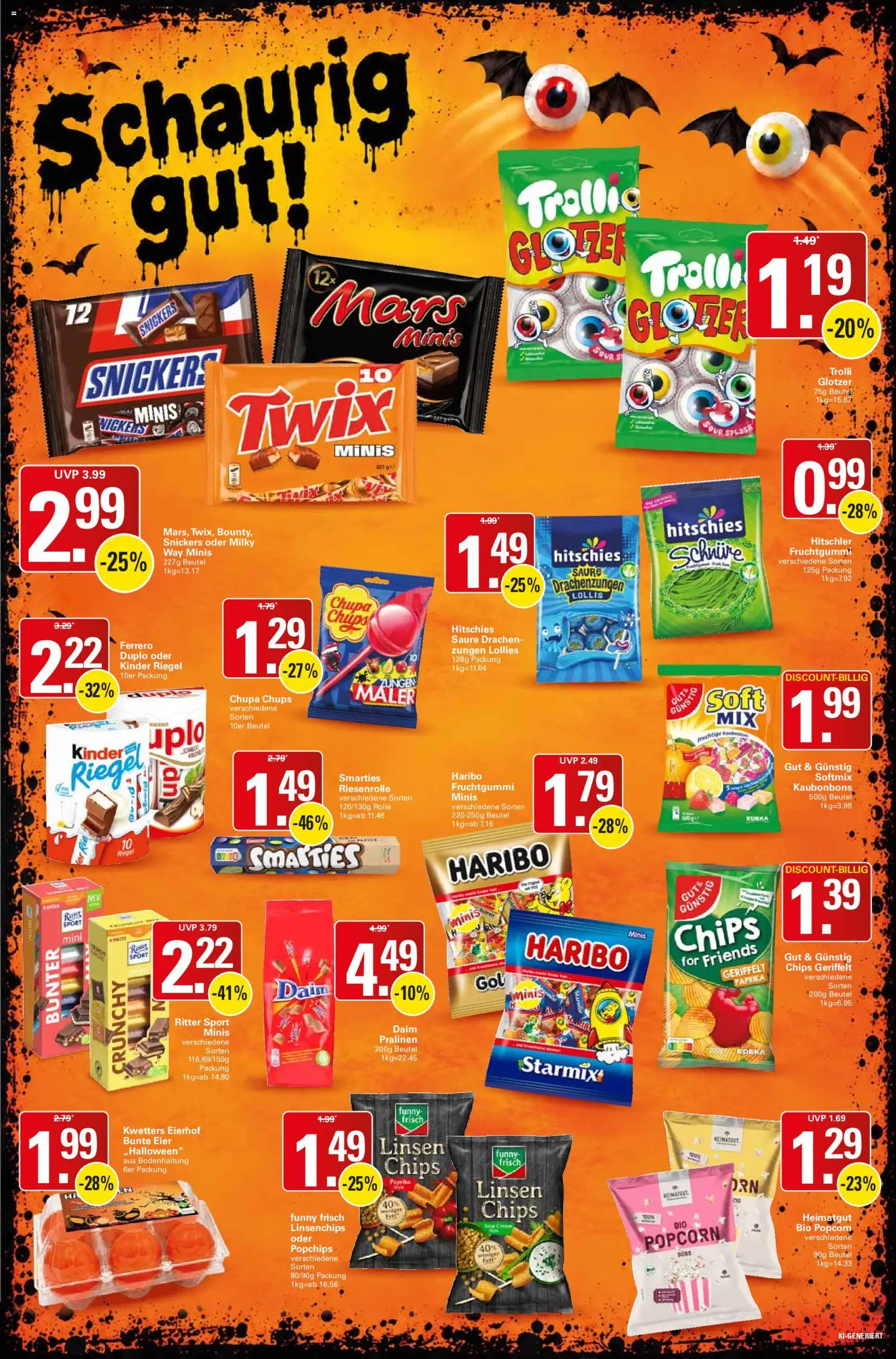 WEZ Prospekt – gültig ab 26.10.2026 | Seite: 13 | Produkte: Haribo, Eier, Smarties, Mars
