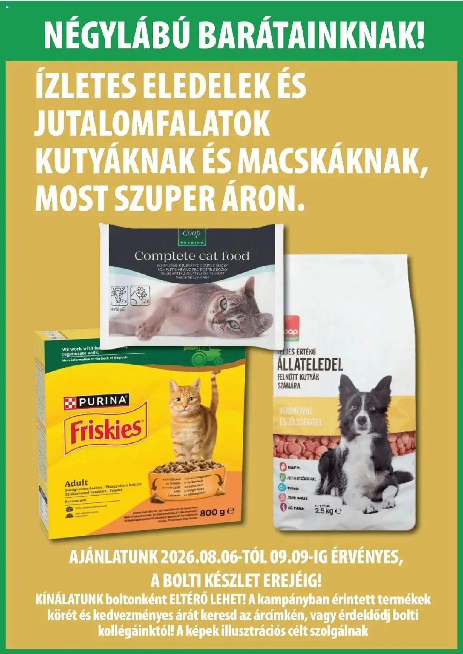 COOP Szolnok akciós újság Gyöngyös - 2026.08.17. -tól/töl > akció, lapozható szórólap 🛍️ | Oldal: 5 | Termékek: Állateledel