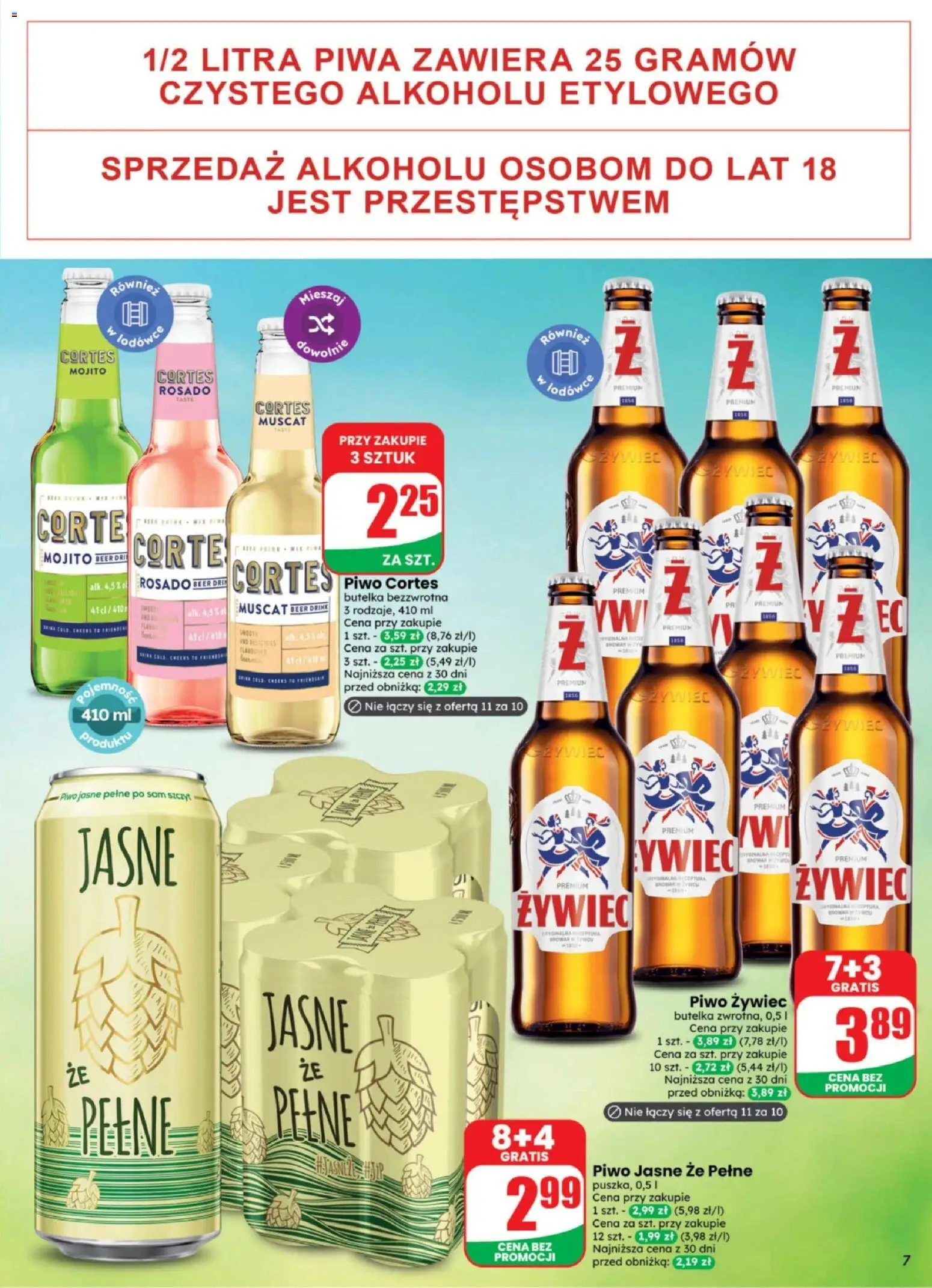 Dino gazetka - Weekendowe Okazje od 07.08.2026 | Strona: 7 | Produkty: Mojito, Piwo
