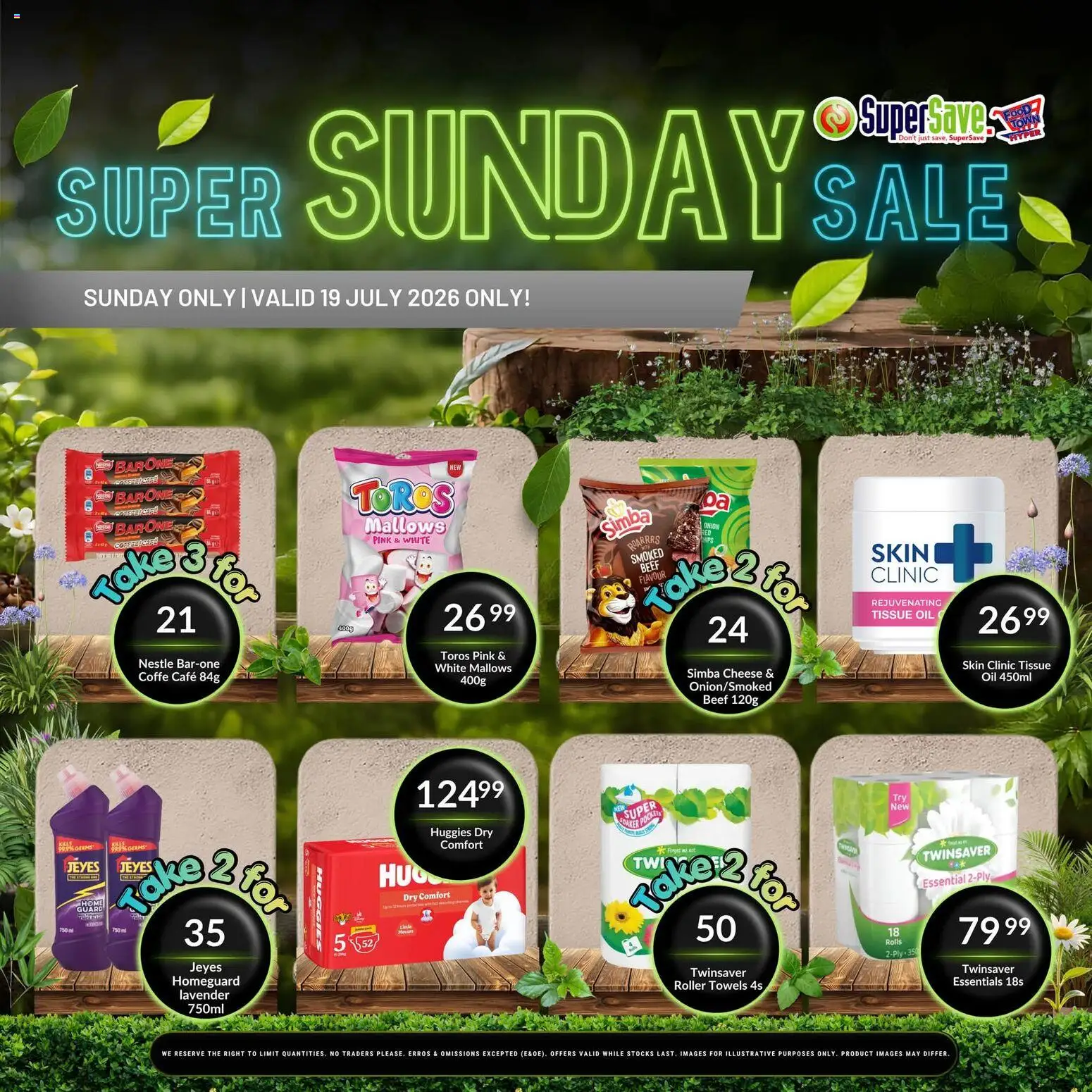 New Super Save catalogue – valid from 19/07/2026 | Page: 6 | Products: Tissue oil, Cheese, Oil, Beef