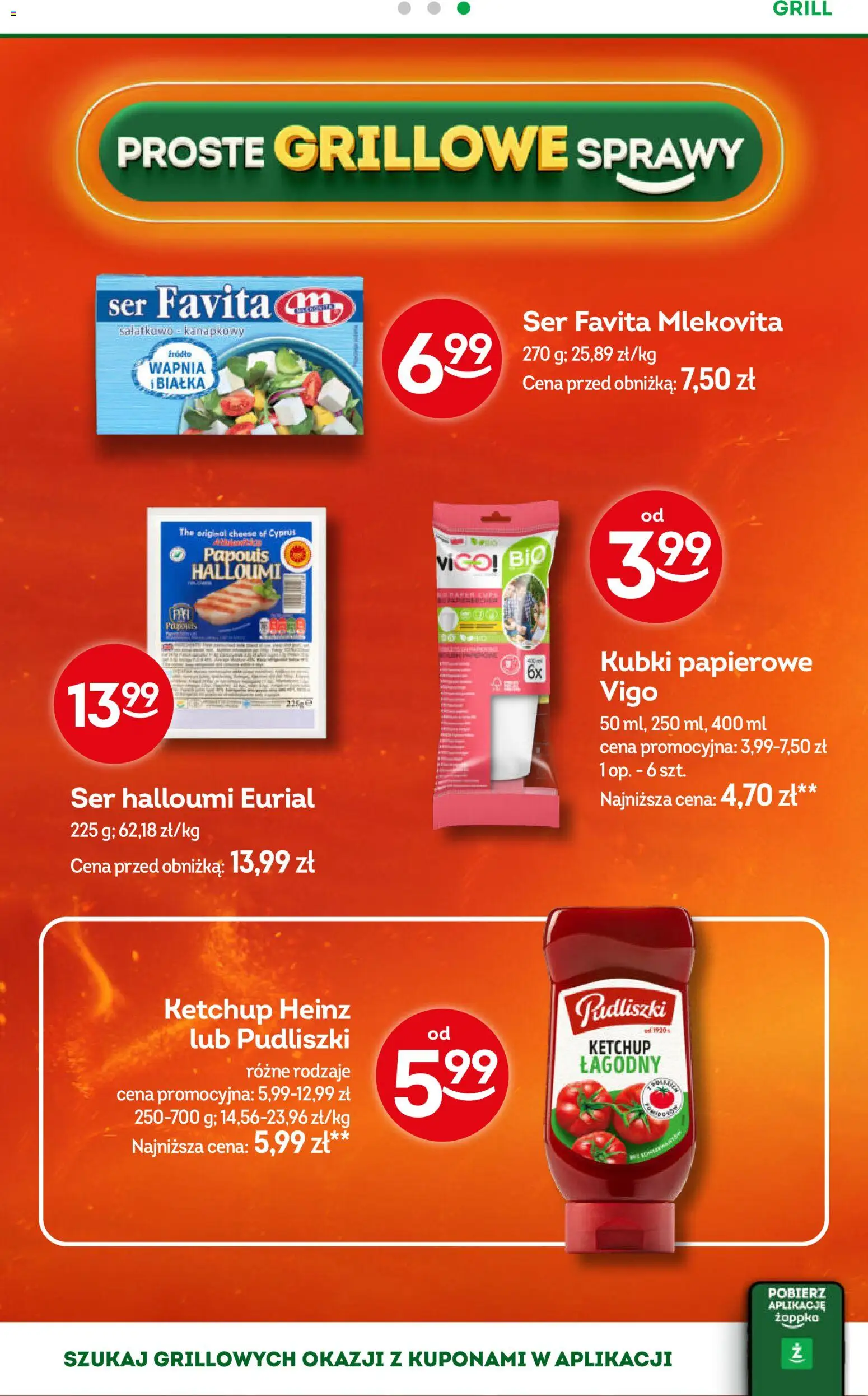 Żabka gazetka od 17.06.2026 | Strona: 30 | Produkty: Ser favita, Ketchup, Grill, Ser