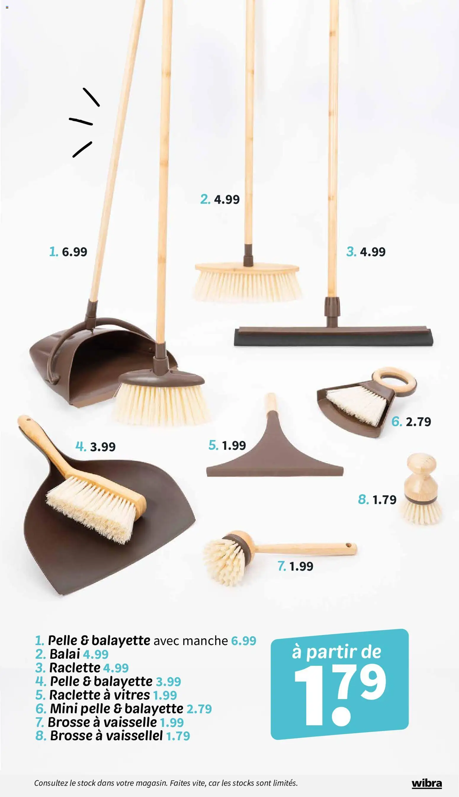 {H1} | Page: 9 | Produits: Balayette, Raclette, Balai, Pelle