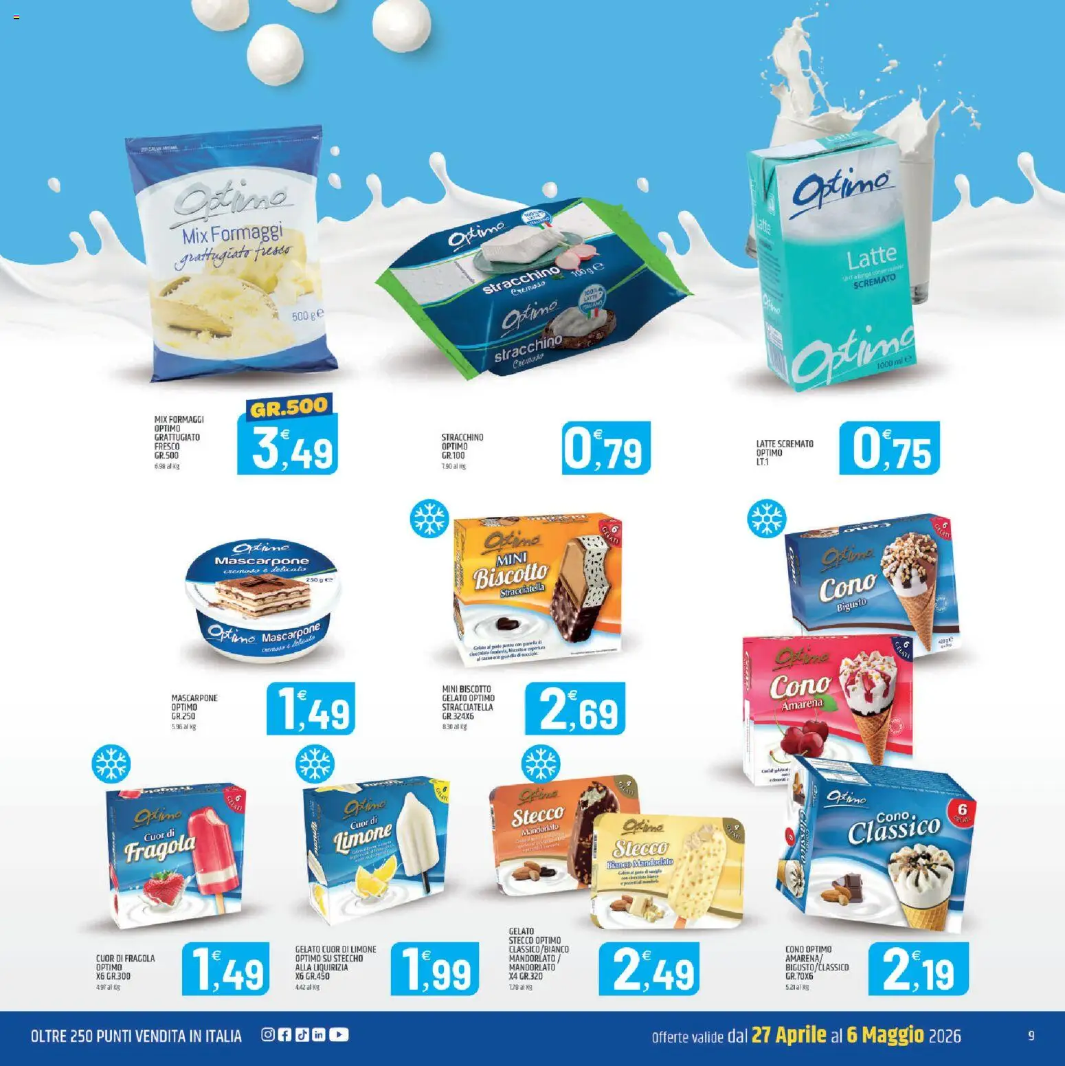 Volantino ARD Discount del 27.04.2026 | Pagina: 9 | Prodotti: Limone, Stracchino, Amarena, Stracciatella